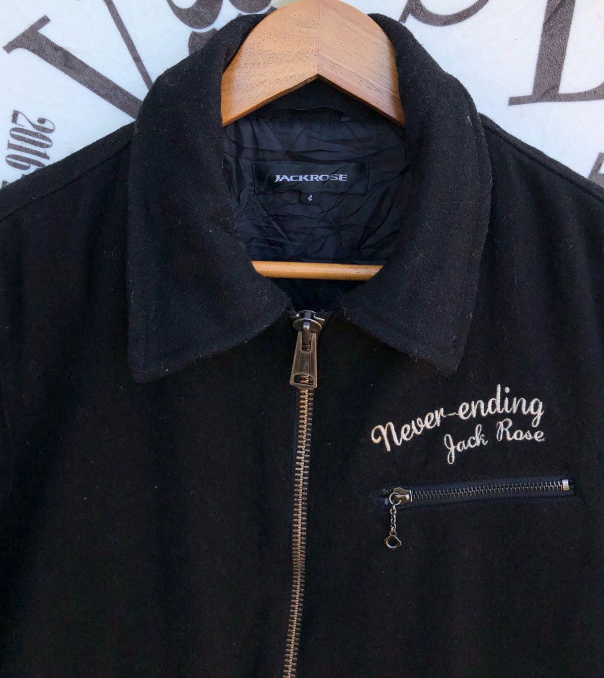 Affliction × JACKROSE × Seditionaries 🔥Vintage Jack Rose Wool Punk Jacket Size US S / EU 44-46 / 1 - 6 Thumbnail