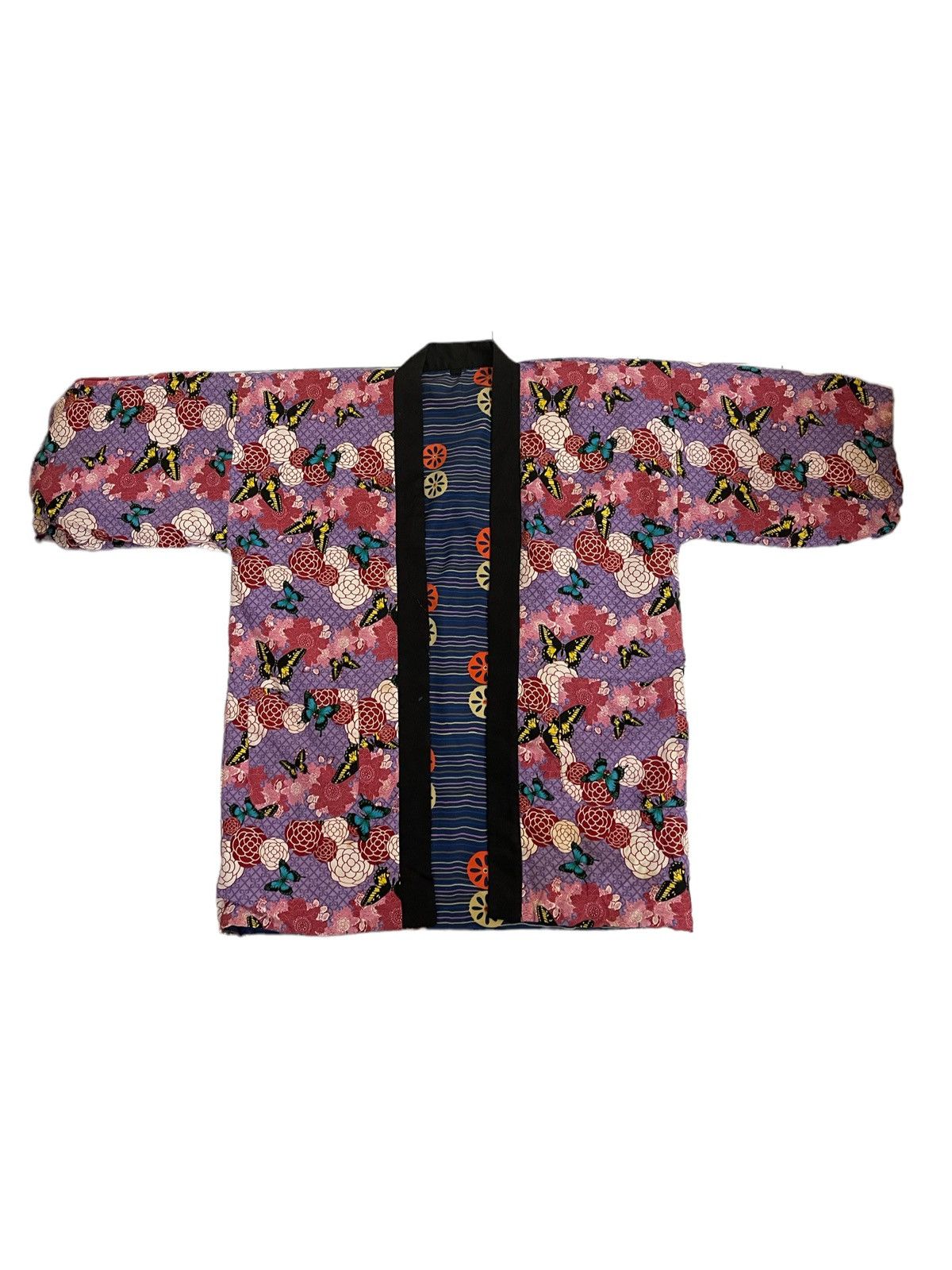 Japanese Brand × Vintage Vintage Hanten paded warm jacket reversible jacket Size US M / EU 48-50 / 2 - 6 Thumbnail