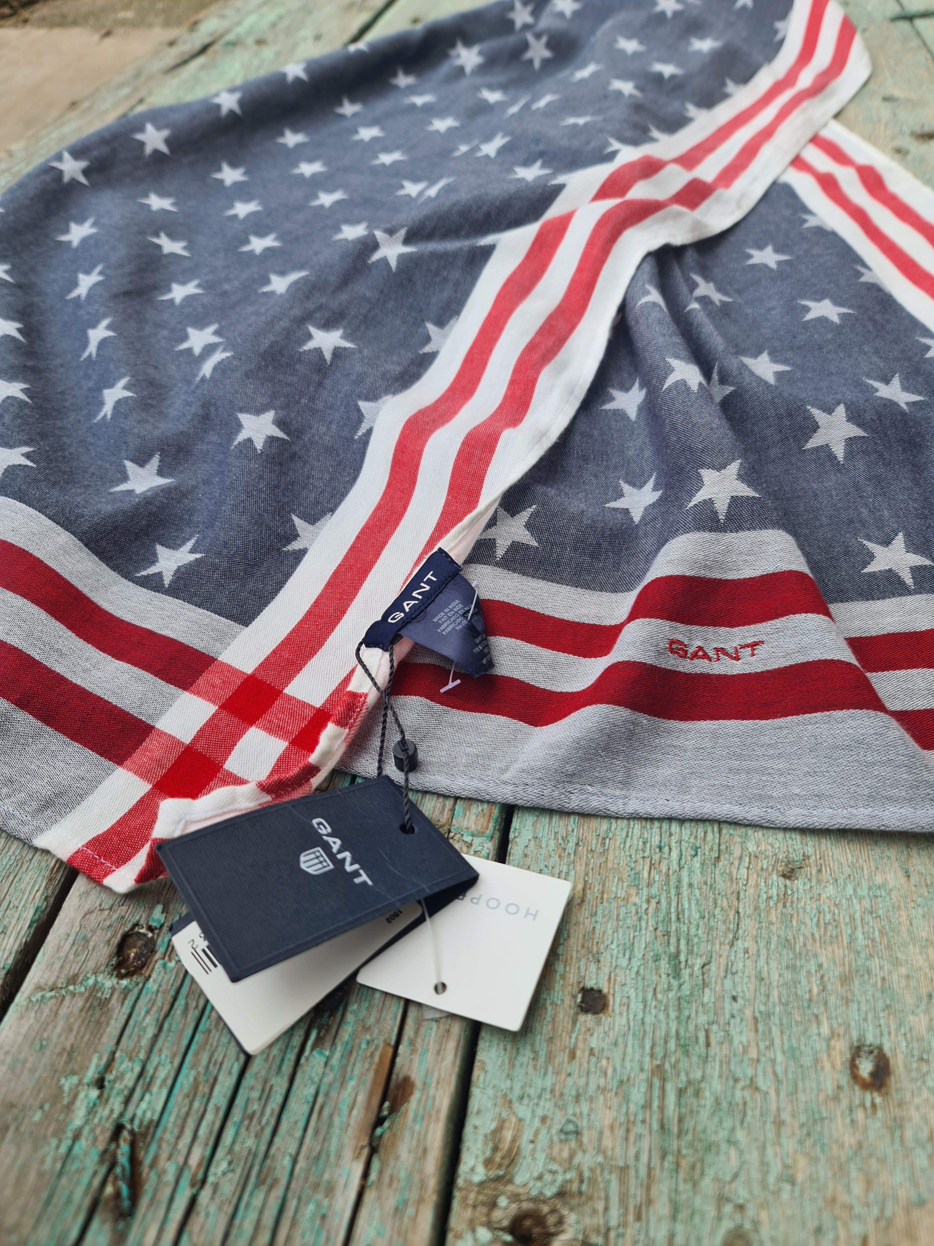 Gant GANT American USA Flag Scarf Muffler cotton Size ONE SIZE - 8 Thumbnail