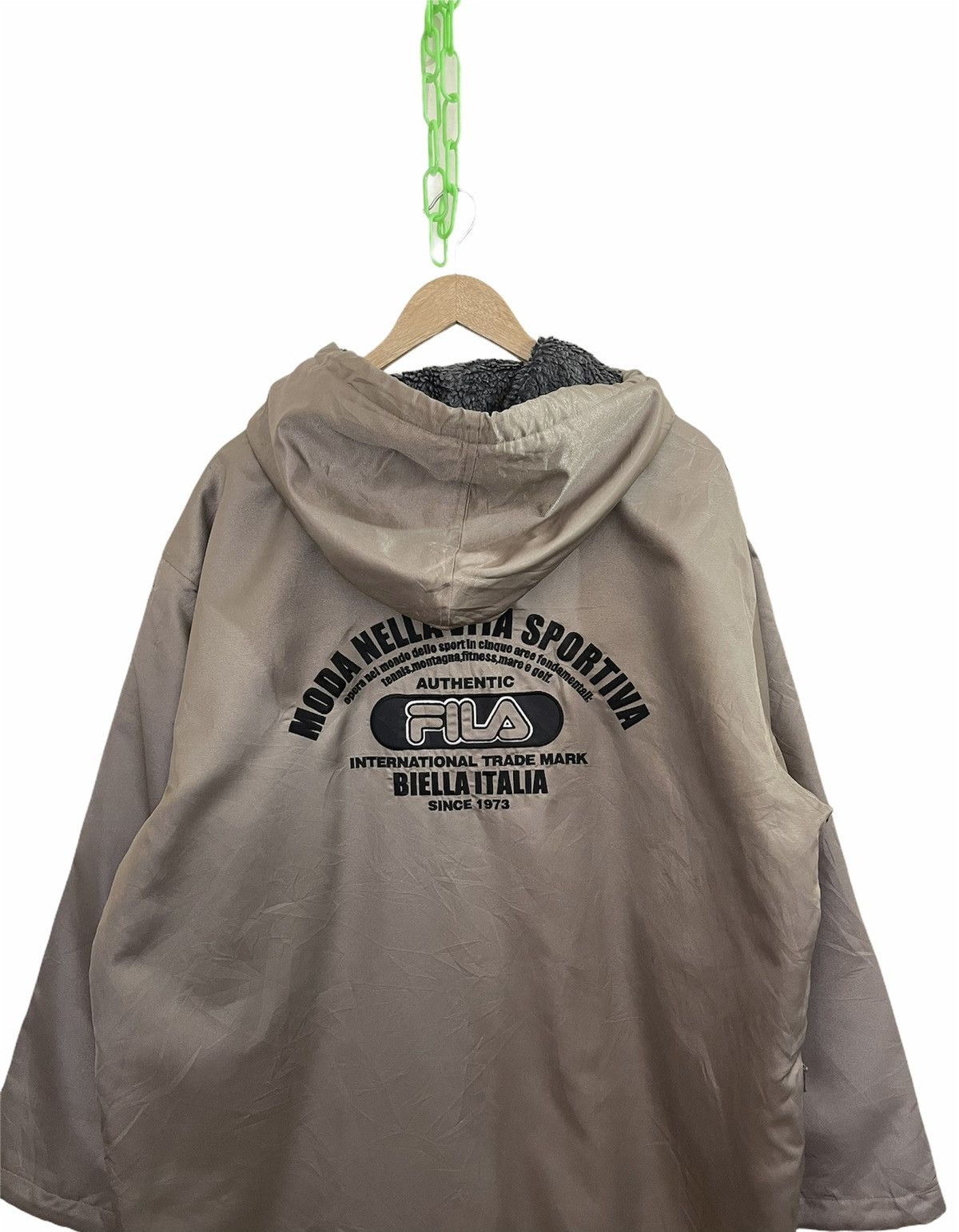 Fila × Vintage Vintage Fila Biella Italia Big Logo Spell Out logo Size US L / EU 52-54 / 3 - 5 Thumbnail