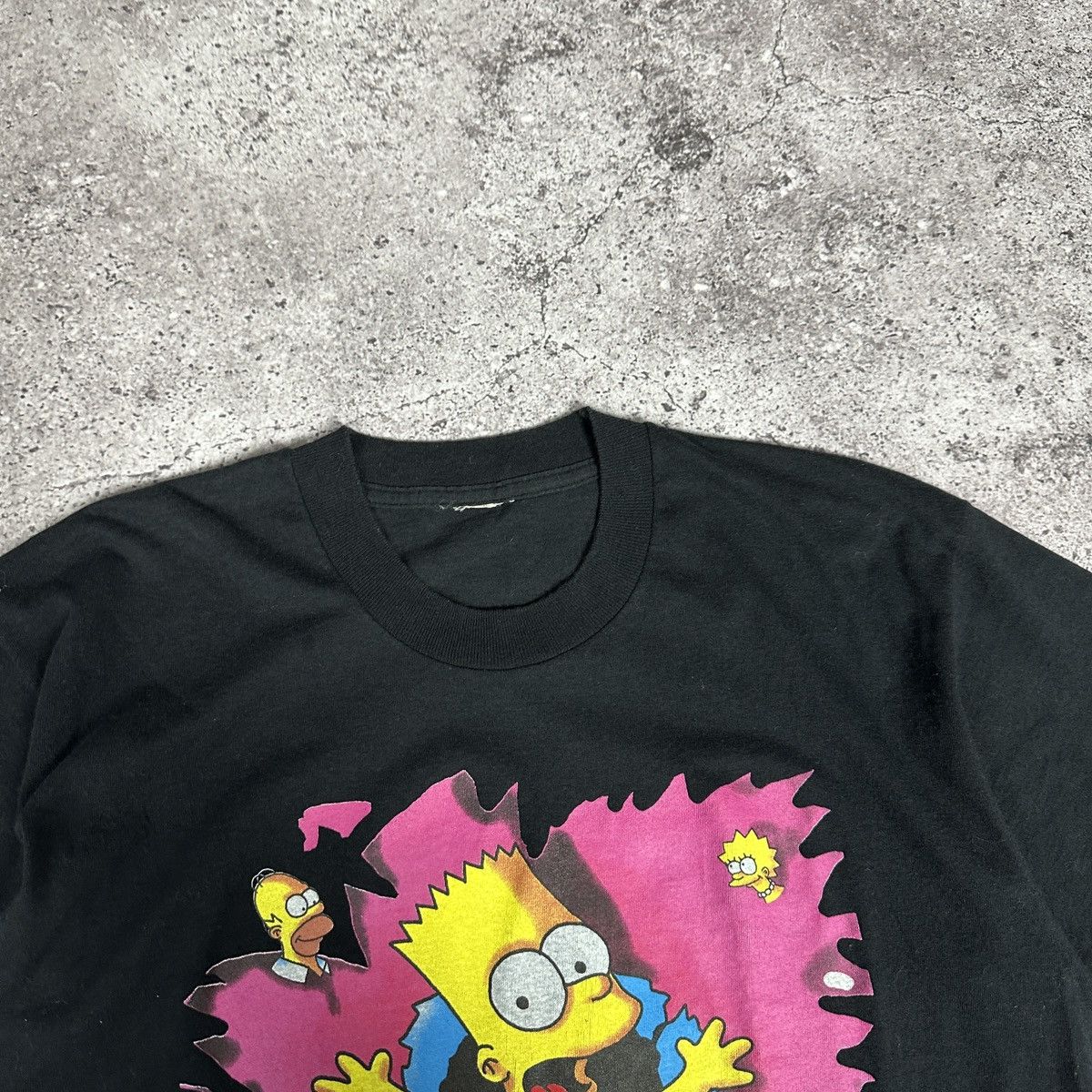 Vintage Vintage early 90s rare The Simpsons Family Poster tee Single Size US M / EU 48-50 / 2 - 4 Thumbnail