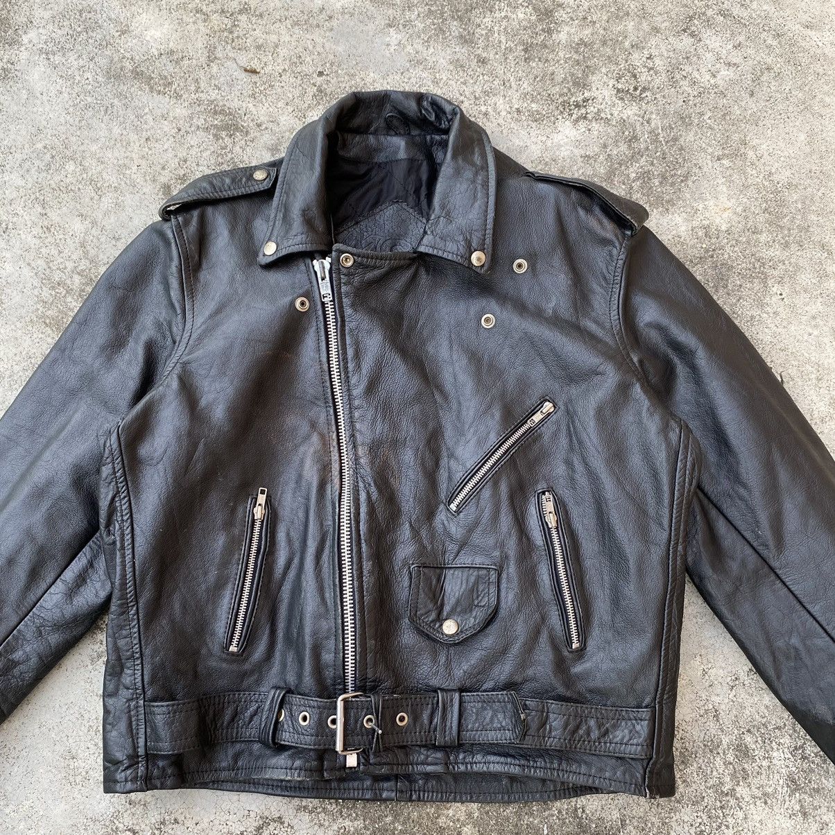 Genuine Leather Vintage MCR Genuine Leather Perfecto Jacket Size US M / EU 48-50 / 2 - 2 Thumbnail