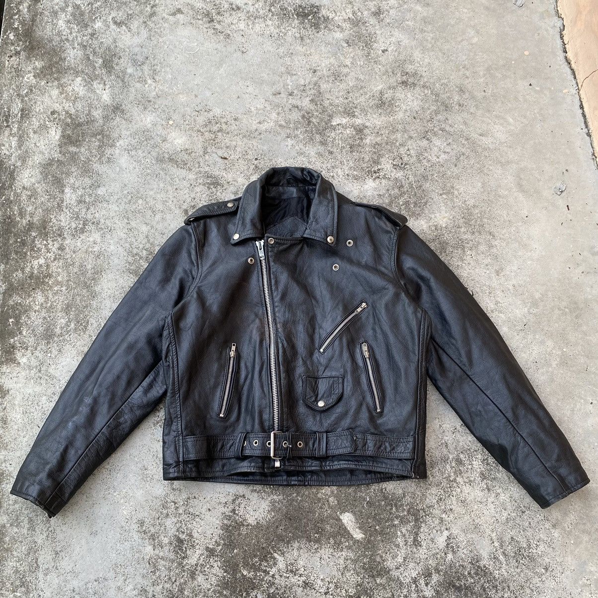 Genuine Leather Vintage MCR Genuine Leather Perfecto Jacket Size US M / EU 48-50 / 2 - 1 Thumbnail