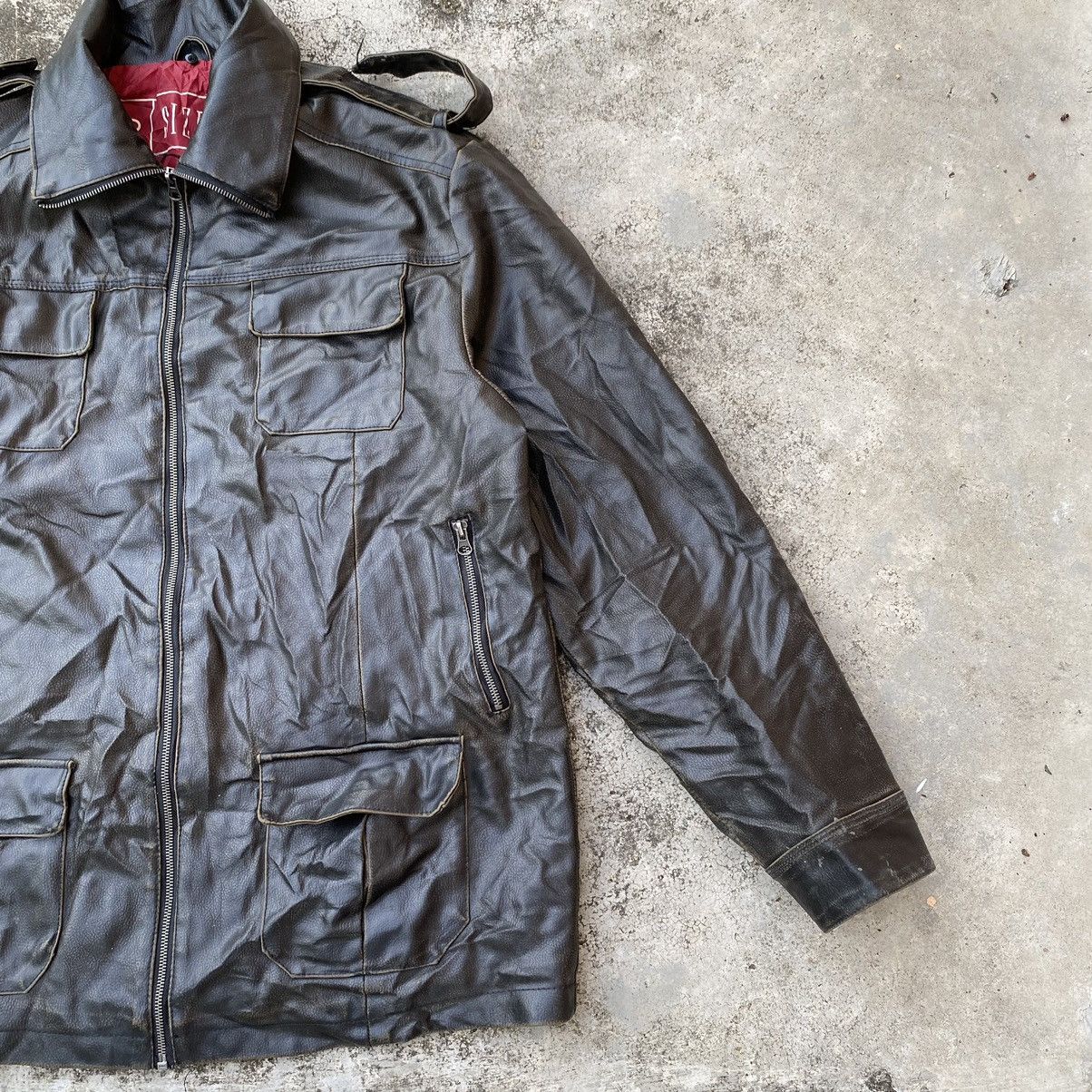 Japanese Brand × Vintage Vintage Rivers Leather Chore Jacket Size US XL / EU 56 / 4 - 5 Thumbnail