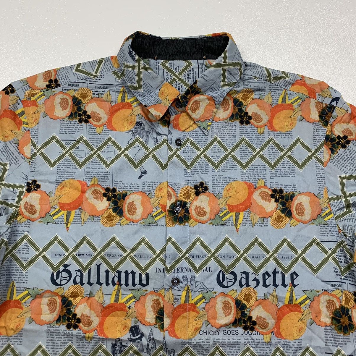 Jhon Galliano RARE Gazette hotsell Men Top M