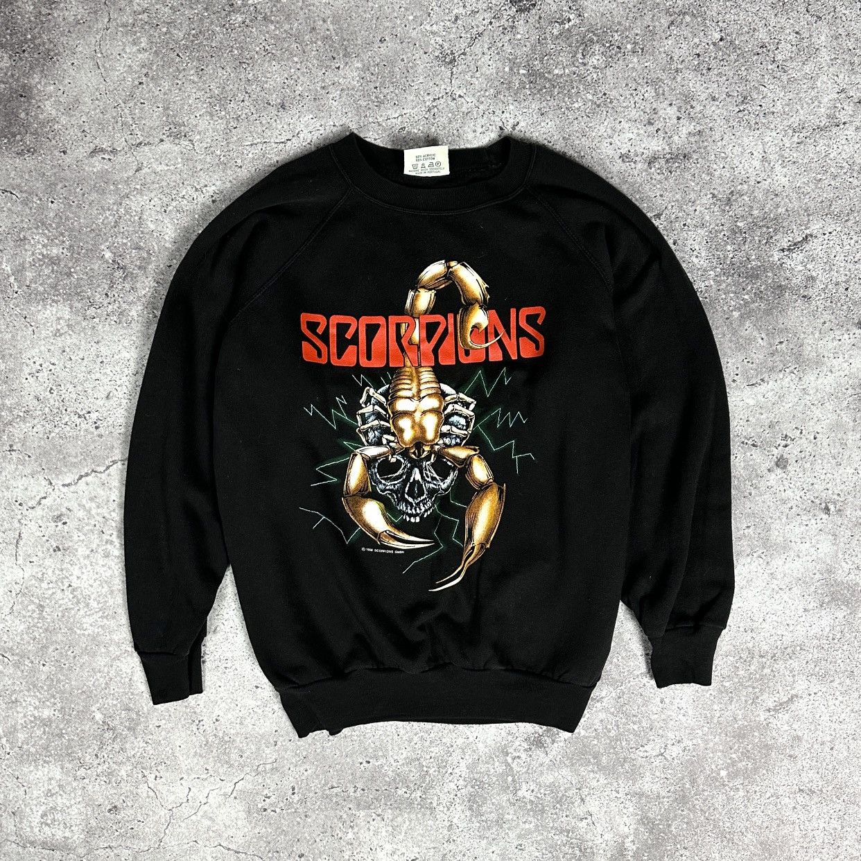 Band Tees Vintage 80s 1988 Scorpions World Tour sweatshirt grail rare Size US XL / EU 56 / 4 - 1 Thumbnail