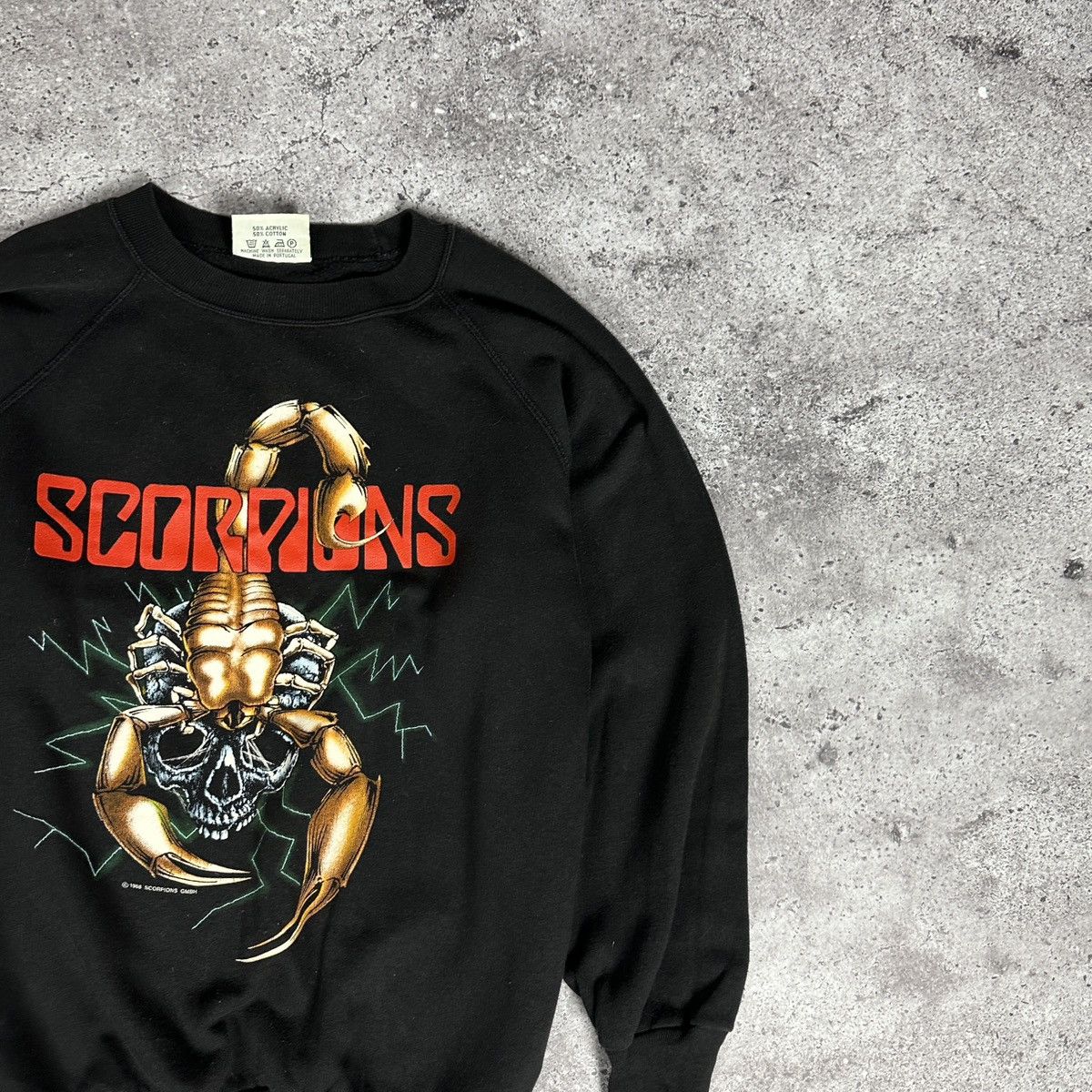 Band Tees Vintage 80s 1988 Scorpions World Tour sweatshirt grail rare Size US XL / EU 56 / 4 - 3 Thumbnail