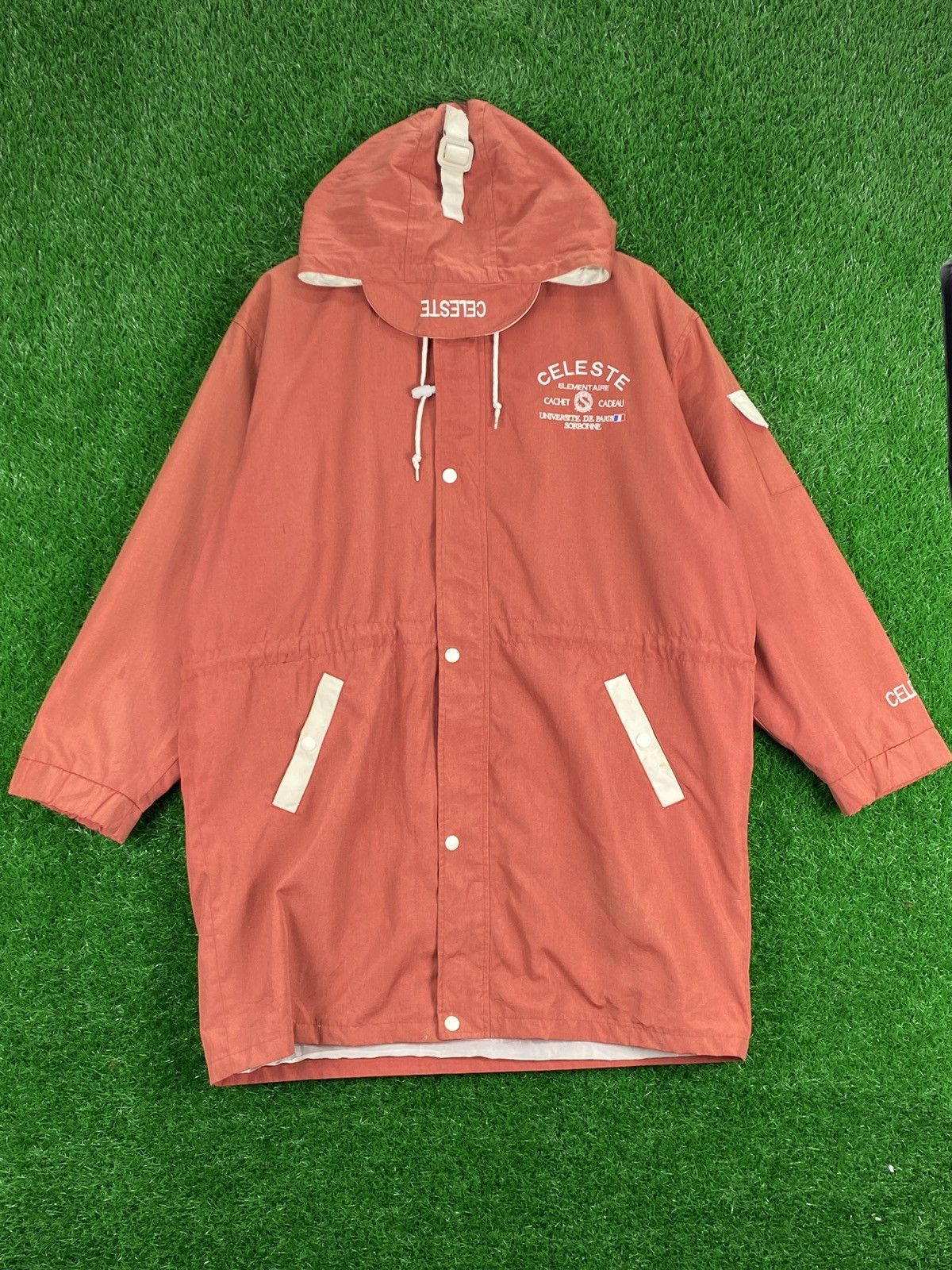 Vintage Vintage Celeste Universite De Paris Sorbonne Coach Jacket Size US XL / EU 56 / 4 - 1 Thumbnail