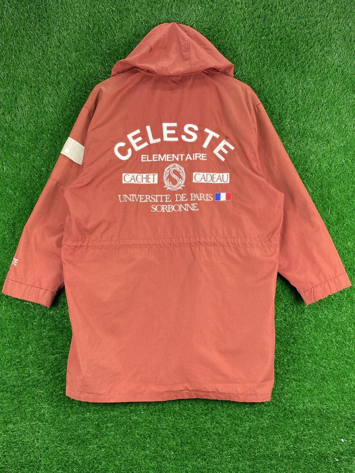 Vintage Vintage Celeste Universite De Paris Sorbonne Coach Jacket Size US XL / EU 56 / 4 - 2 Thumbnail