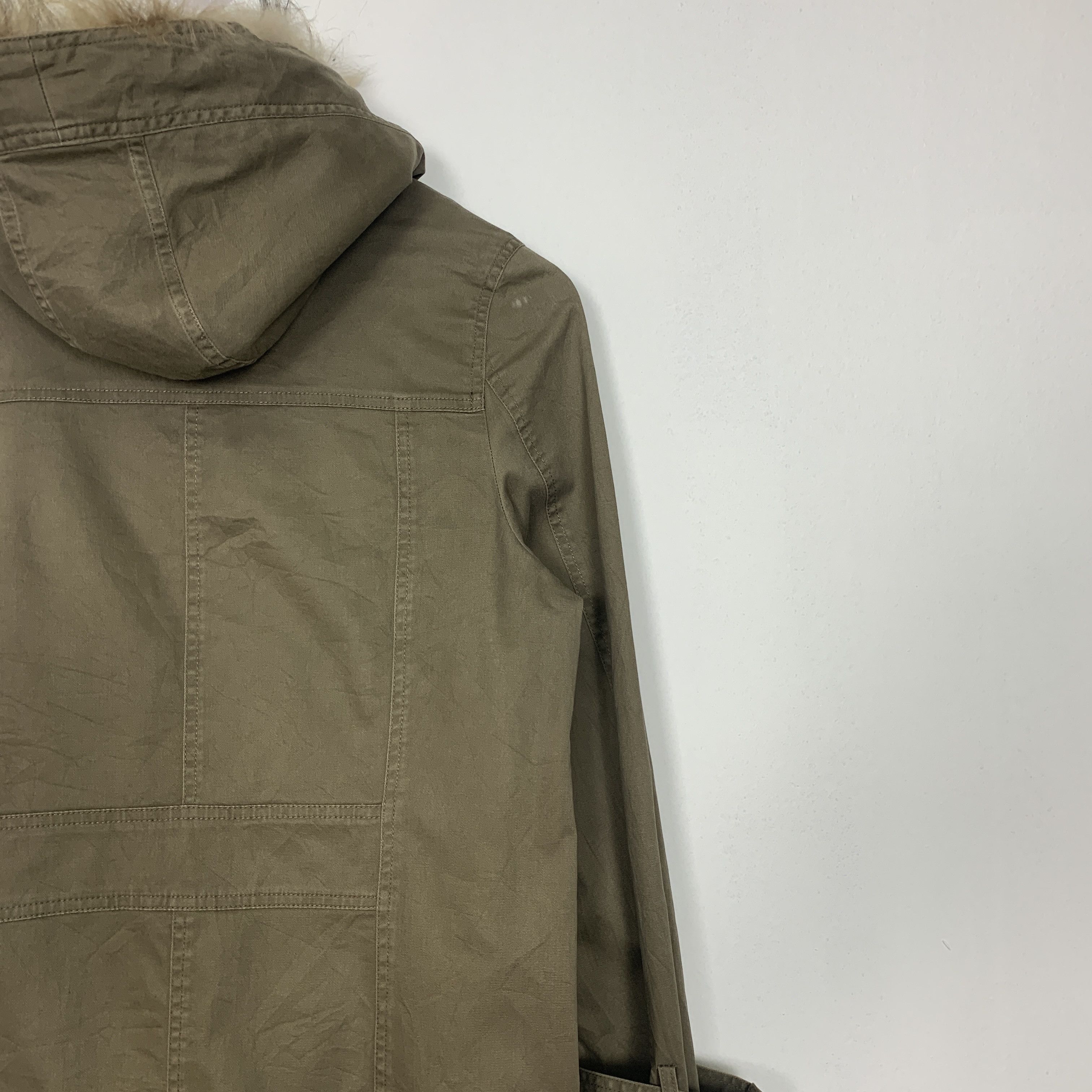 Japanese Brand Vintage MK KLEIN Cotton Sherpa Lining Hoodie Parkas J0809 Size US S / EU 44-46 / 1 - 22 Thumbnail
