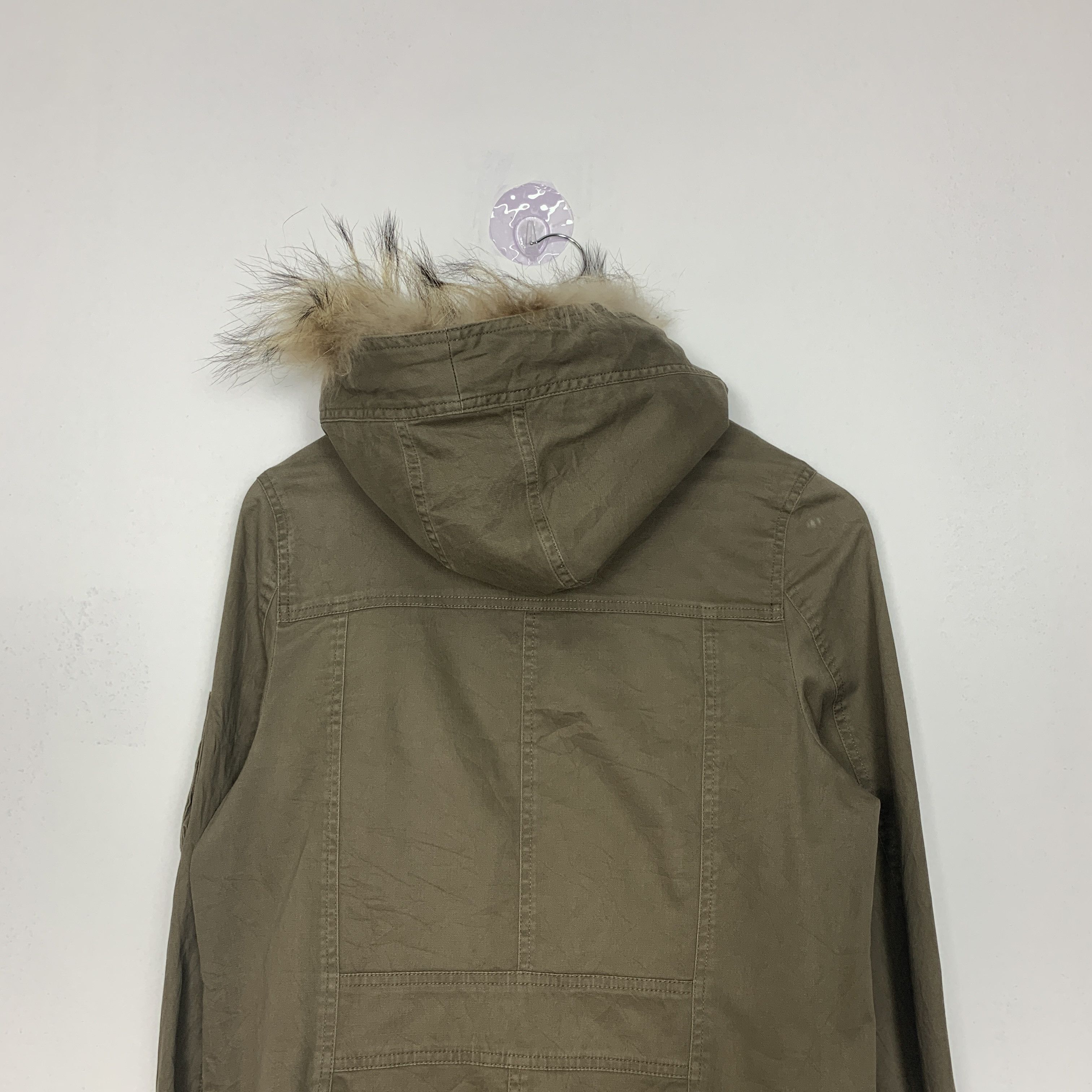 Japanese Brand Vintage MK KLEIN Cotton Sherpa Lining Hoodie Parkas J0809 Size US S / EU 44-46 / 1 - 21 Thumbnail