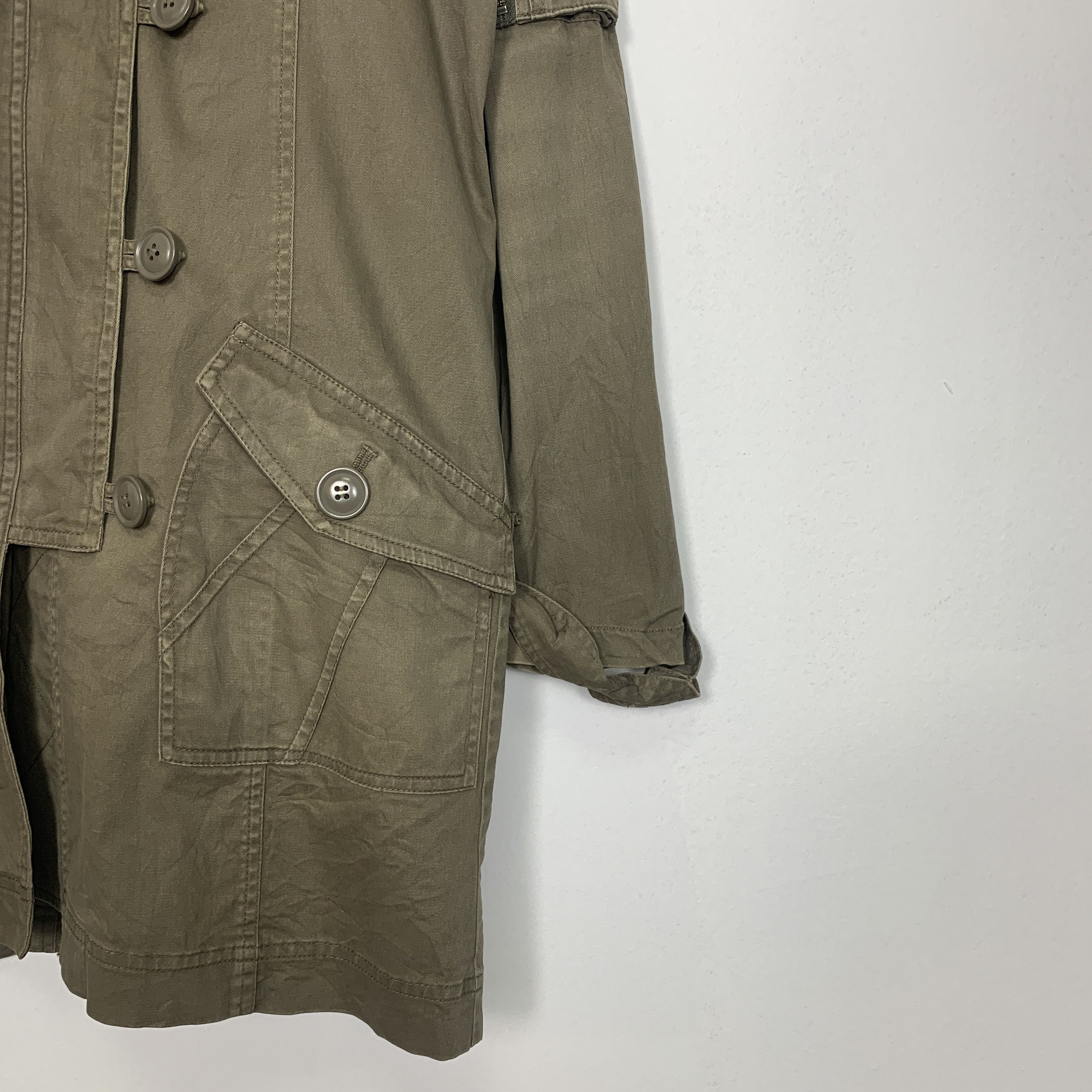 Japanese Brand Vintage MK KLEIN Cotton Sherpa Lining Hoodie Parkas J0809 Size US S / EU 44-46 / 1 - 4 Thumbnail