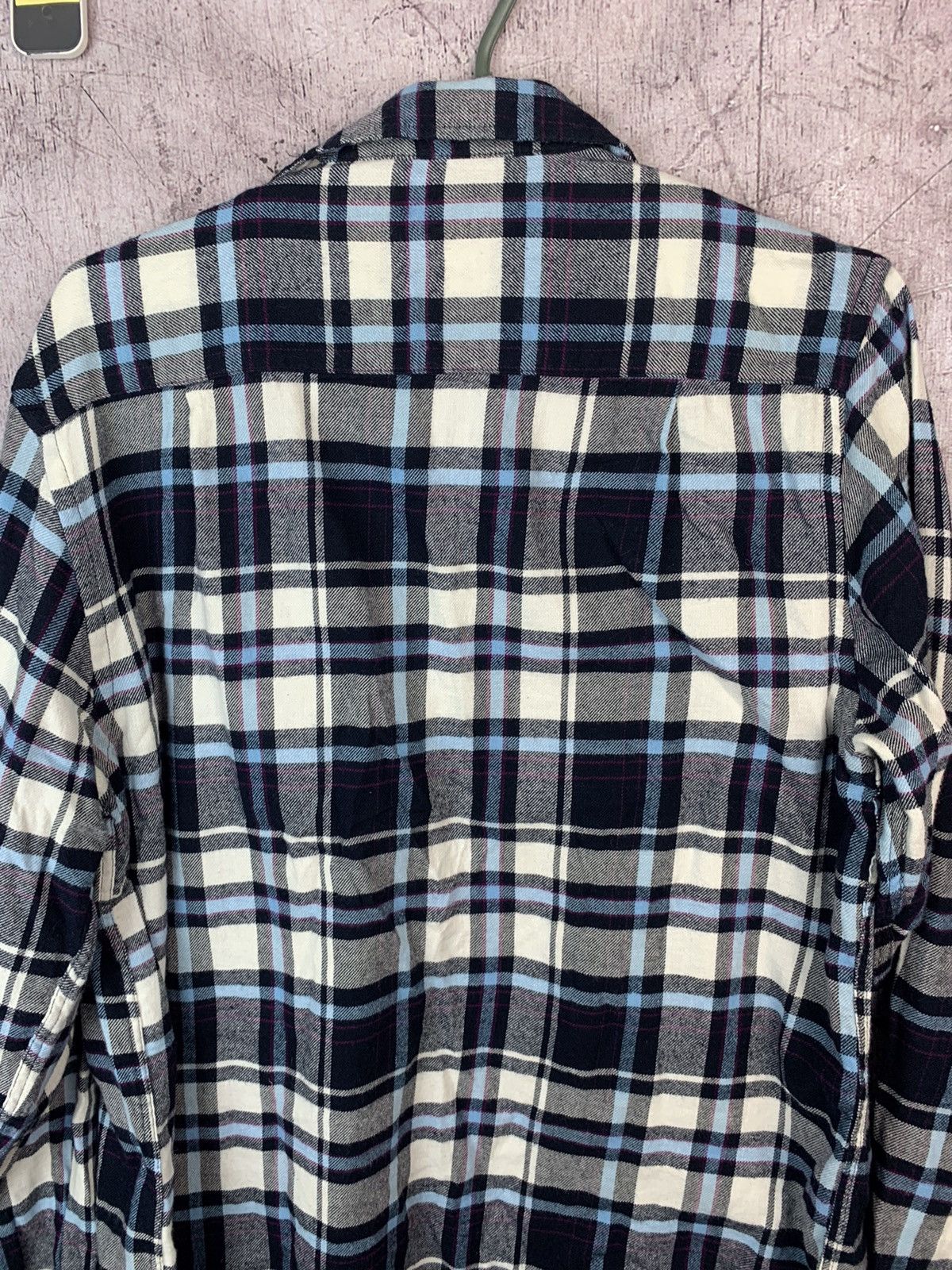 Flannel Vintage Flannel Plaid Shirt Travis style Size US L / EU 52-54 / 3 - 3 Thumbnail