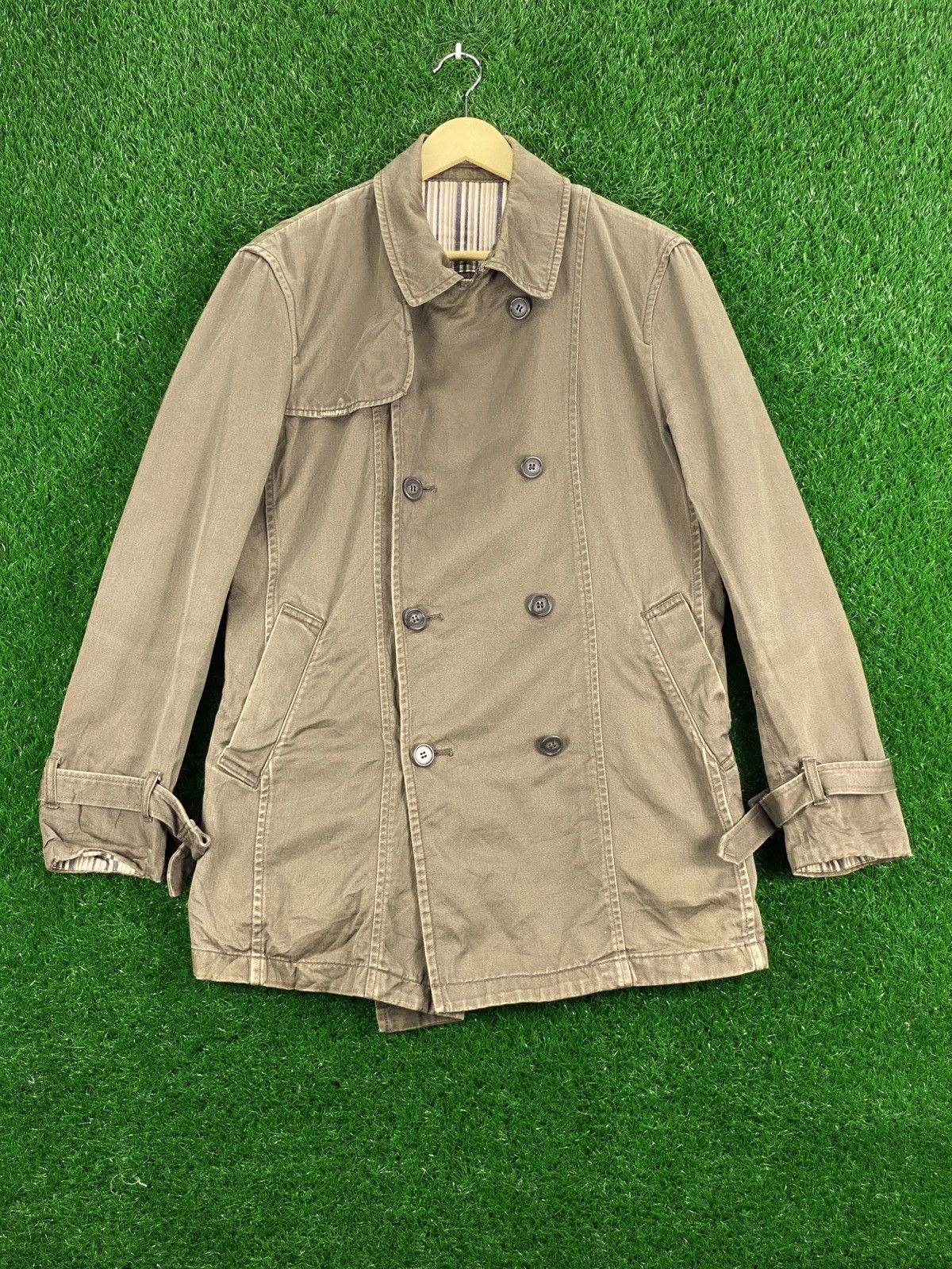 Japanese Brand × PPFM Vintage PPFM Trench Coat Jacket Size US M / EU 48-50 / 2 - 1 Thumbnail