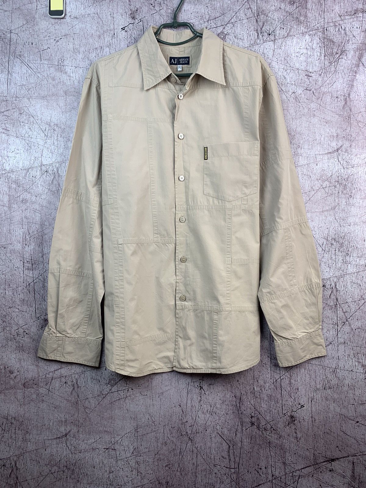 Armani Vintage Armani Jeans Mens Long Sleeve Shirt Size US XXL / EU 58 / 5 - 1 Thumbnail