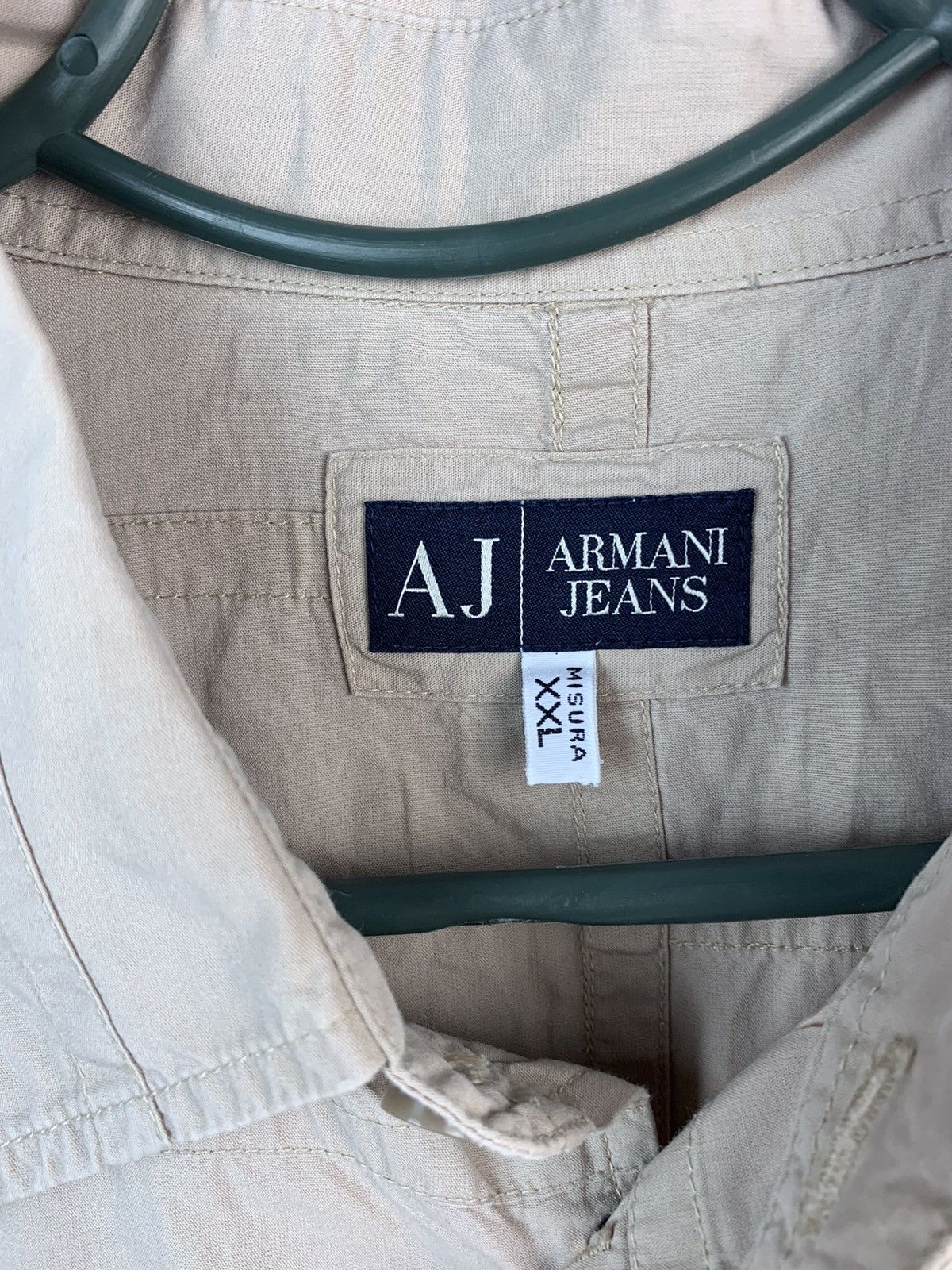 Armani Vintage Armani Jeans Mens Long Sleeve Shirt Size US XXL / EU 58 / 5 - 7 Thumbnail