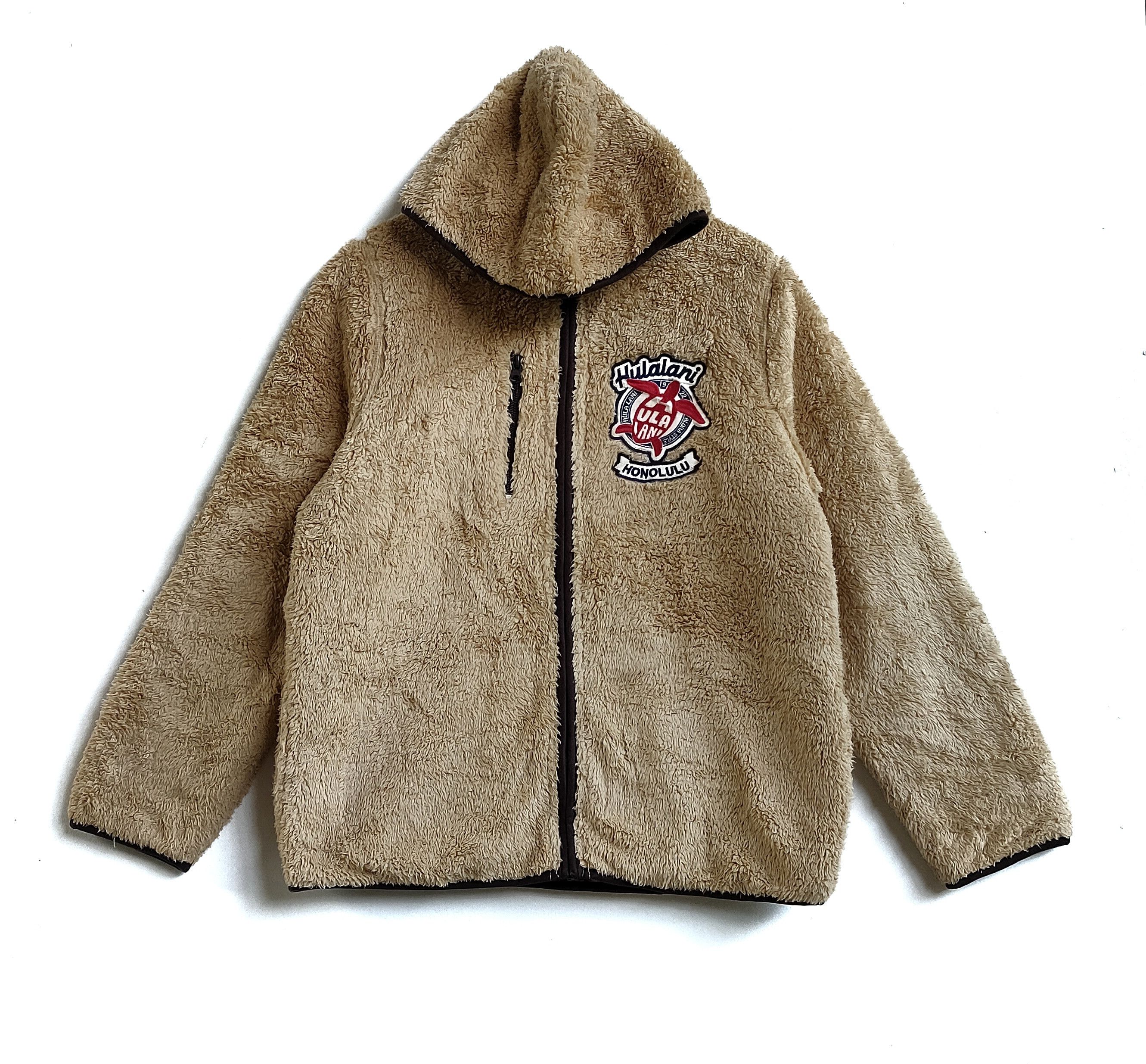 RARE! Vintage HULALANI HAWAI HONULULU SHERPA Pullover