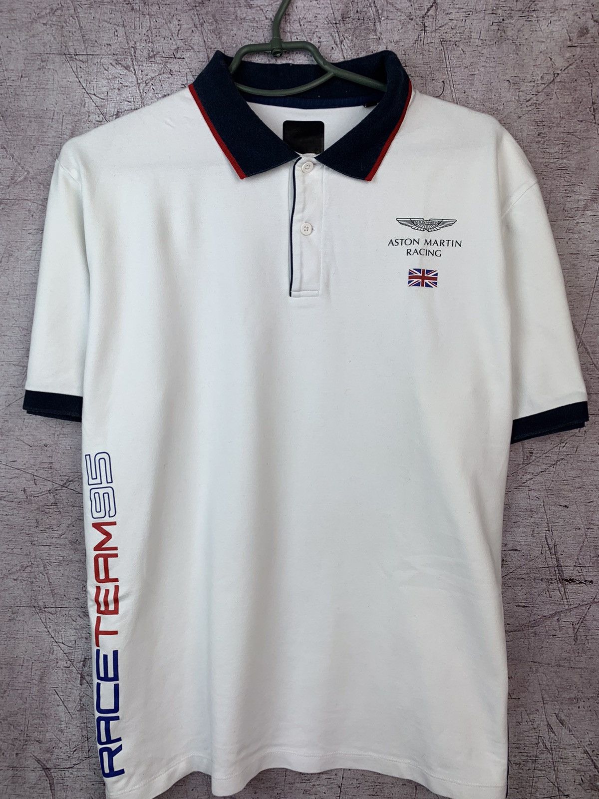 Hackett Aston Martin Racing by Hackett Mens Polo Shirt Size US XXL / EU 58 / 5 - 2 Thumbnail