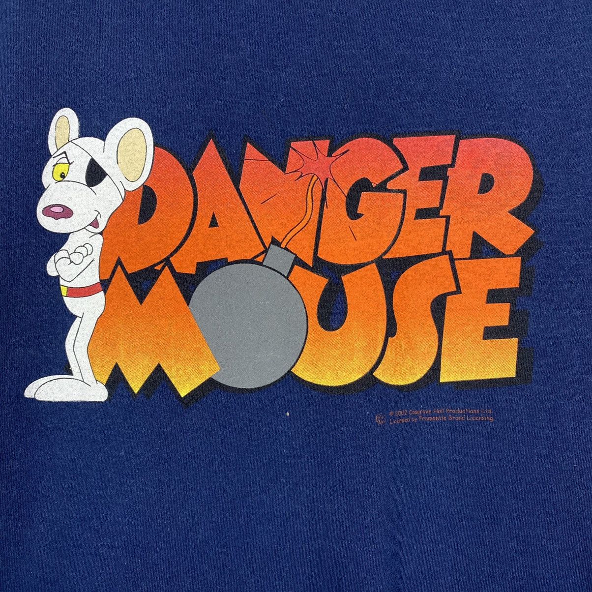 Fruit Of The Loom × Vintage 2002 Vintage Danger Mouse T-Shirt Size US L / EU 52-54 / 3 - 4 Thumbnail