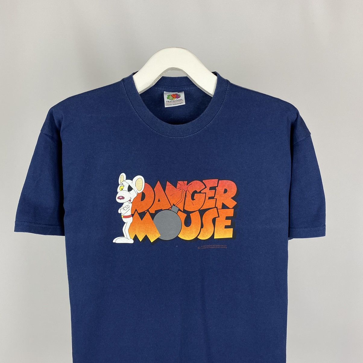 Fruit Of The Loom × Vintage 2002 Vintage Danger Mouse T-Shirt Size US L / EU 52-54 / 3 - 2 Thumbnail