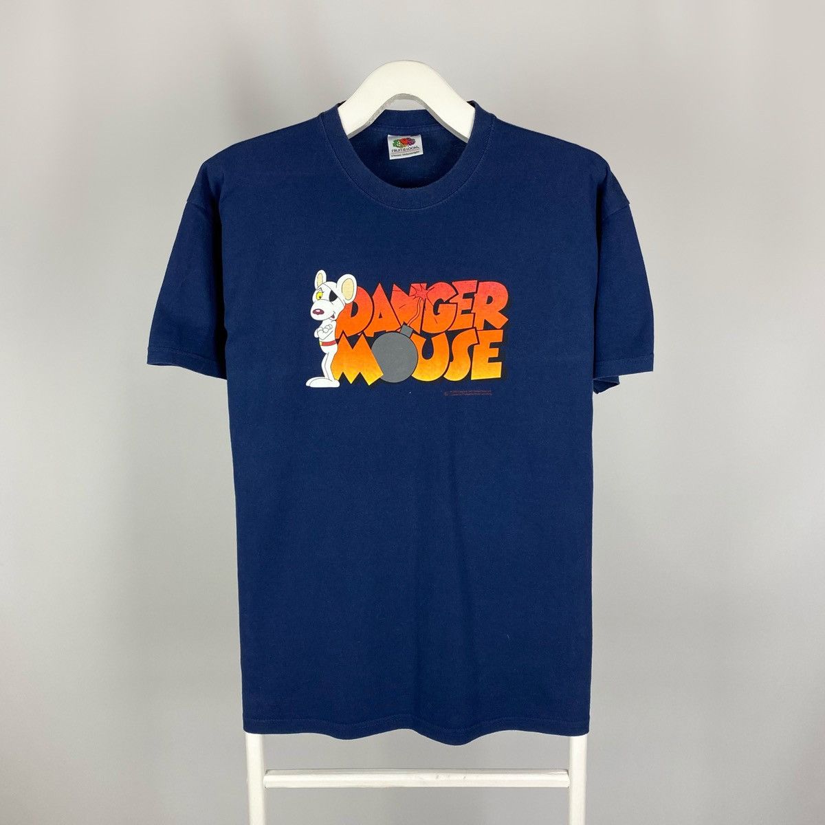 Fruit Of The Loom × Vintage 2002 Vintage Danger Mouse T-Shirt Size US L / EU 52-54 / 3 - 1 Thumbnail