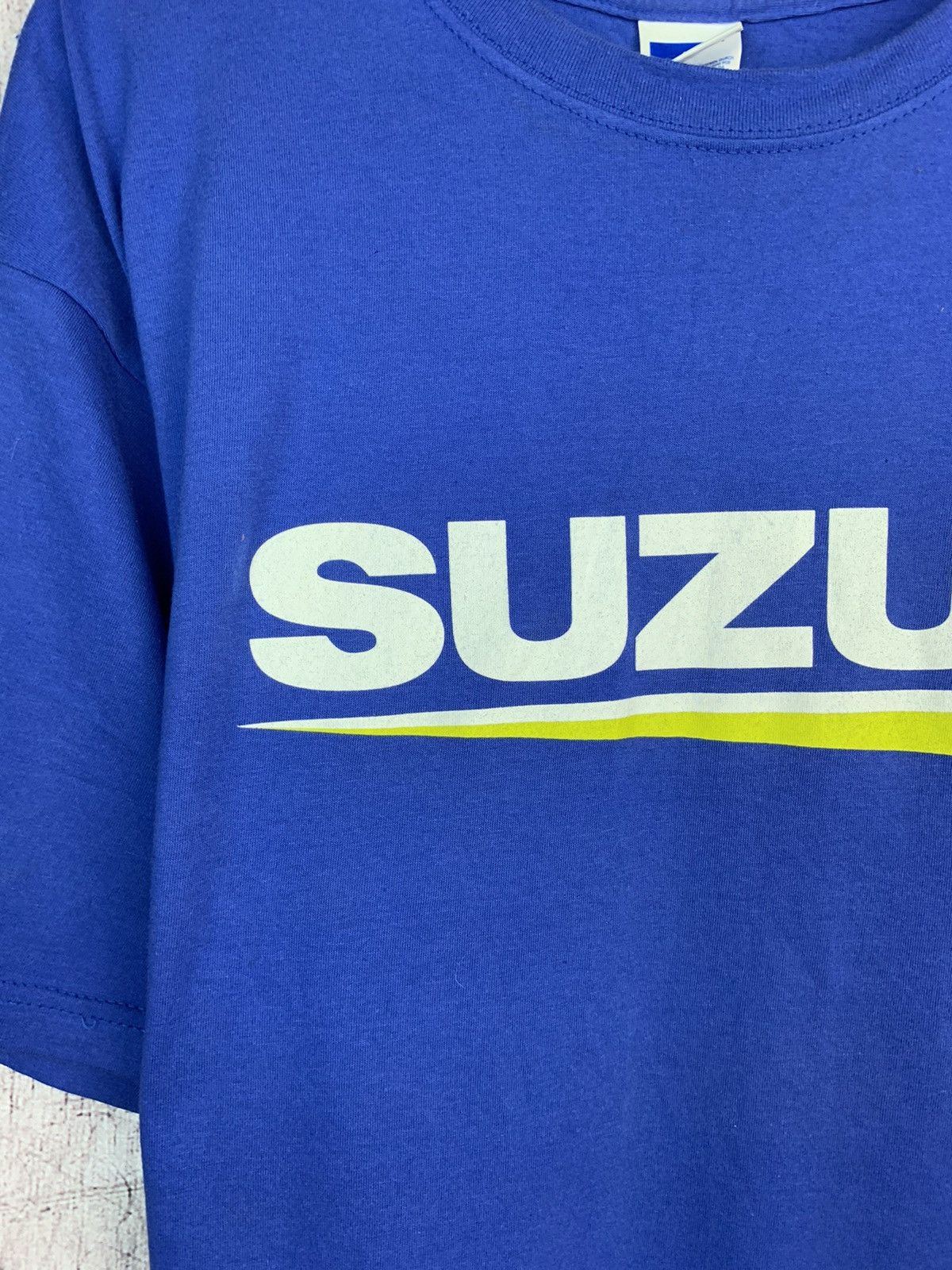 Russell Athletic × Vintage Vintage Russell Suzuki Racing T Shirt Size US XL / EU 56 / 4 - 6 Thumbnail
