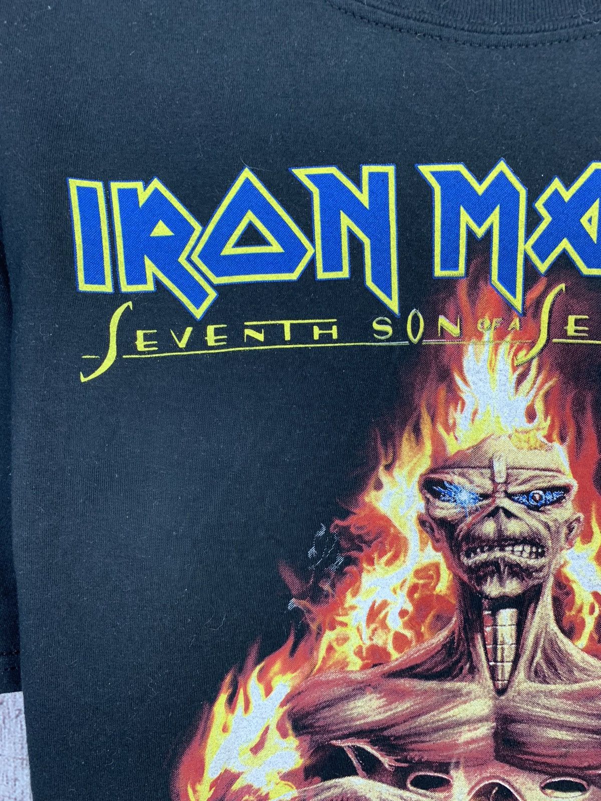 Band Tees × Iron Maiden Iron Maiden Seventh Son Of A Seventh Son Vintage Tee Size US XL / EU 56 / 4 - 7 Thumbnail