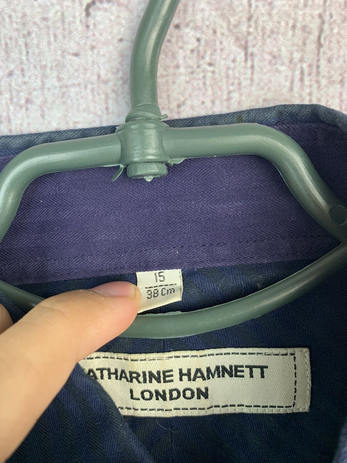 Designer Vintage Katharine Hamnett London Shirt Size US S / EU 44-46 / 1 - 6 Thumbnail