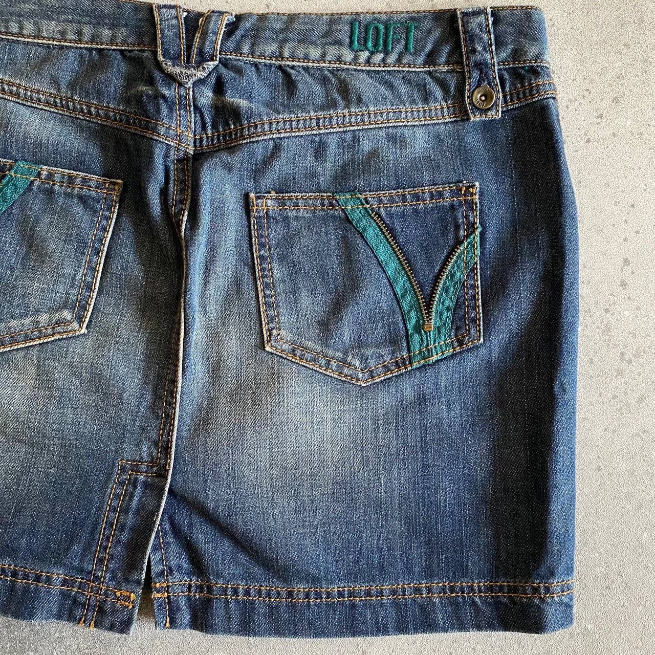 Hysteric Glamour × Japanese Brand × Vintage Y2K Super Sexy Vintage Washed Denim Mini Skirt Size 24" / US 00 / IT 34 - 4 Thumbnail