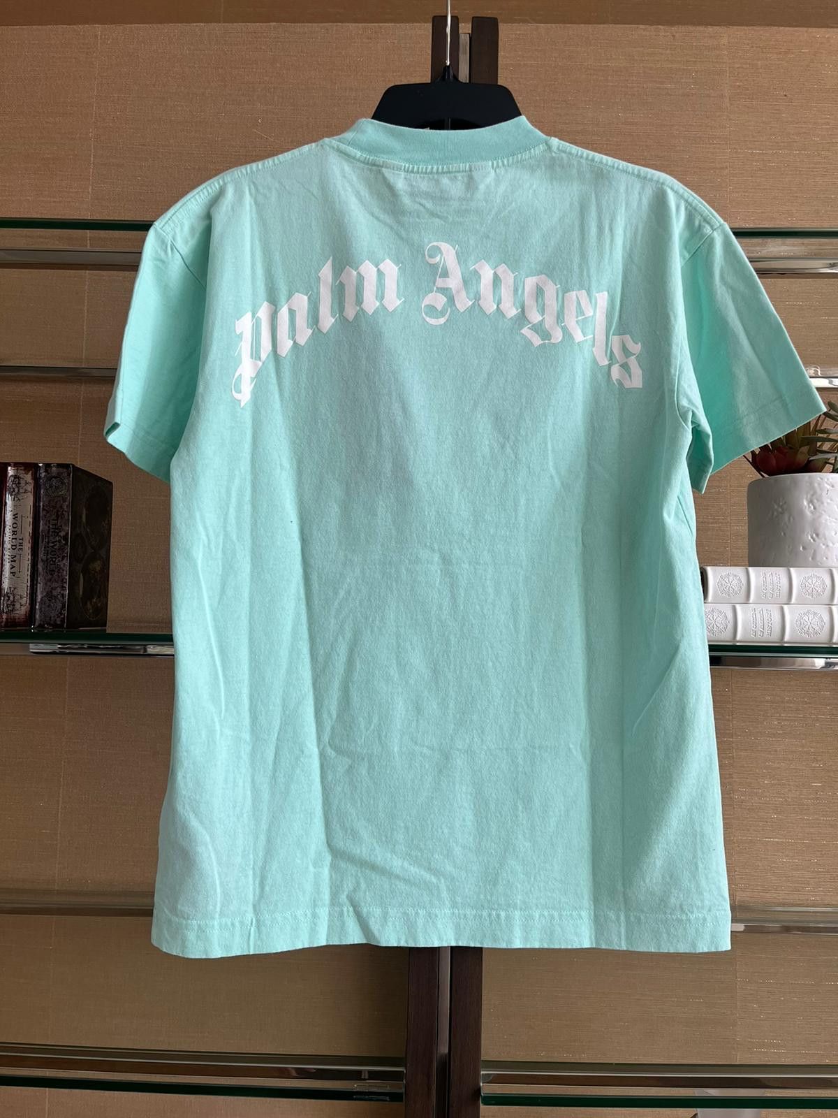 Palm Angels o1rshd1 Kill Bear T-Shirt in Sea Foam / Cheetah Size US XXL / EU 58 / 5 - 11 Thumbnail