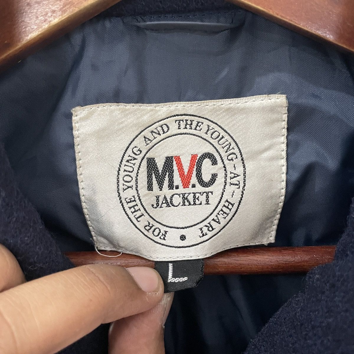 Other Vintage MV Club Big Logo Varsity Jacket Size US L / EU 52-54 / 3 - 5 Thumbnail