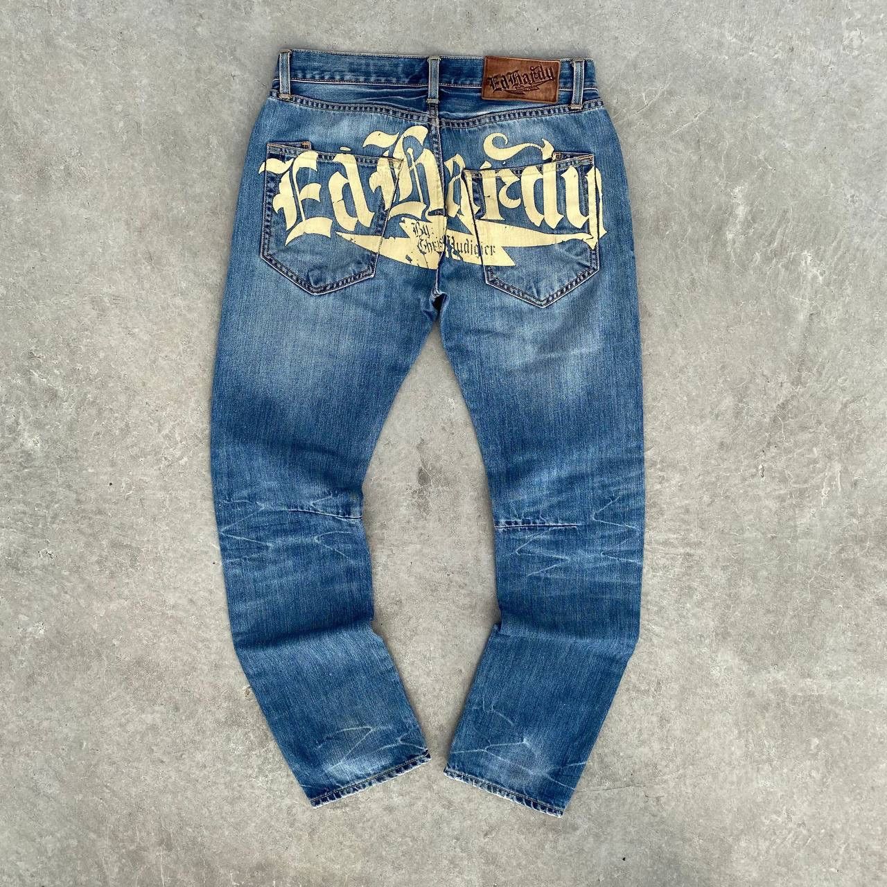 Ed hardy big logo Jeans vintage