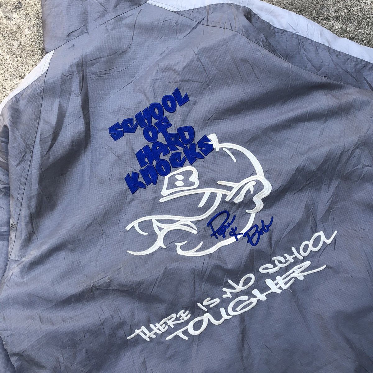 Rap Tees × Vintage × Welcome Skateboards 🔥Rare🔥School Of Hard Knock Hip Hop Styles Light Jacket Size US XL / EU 56 / 4 - 5 Thumbnail