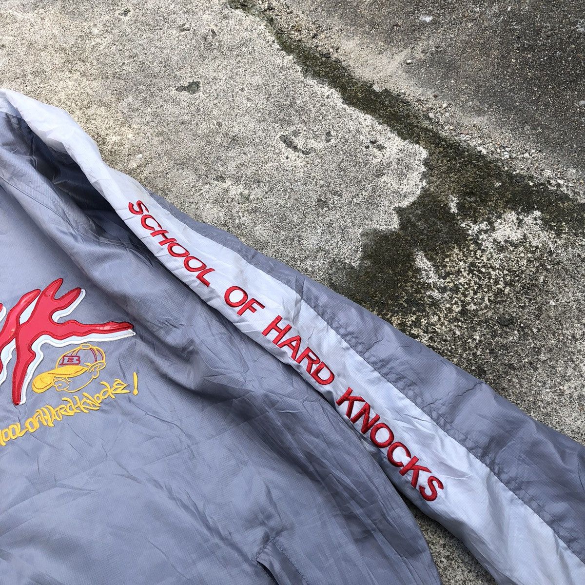 Rap Tees × Vintage × Welcome Skateboards 🔥Rare🔥School Of Hard Knock Hip Hop Styles Light Jacket Size US XL / EU 56 / 4 - 11 Thumbnail