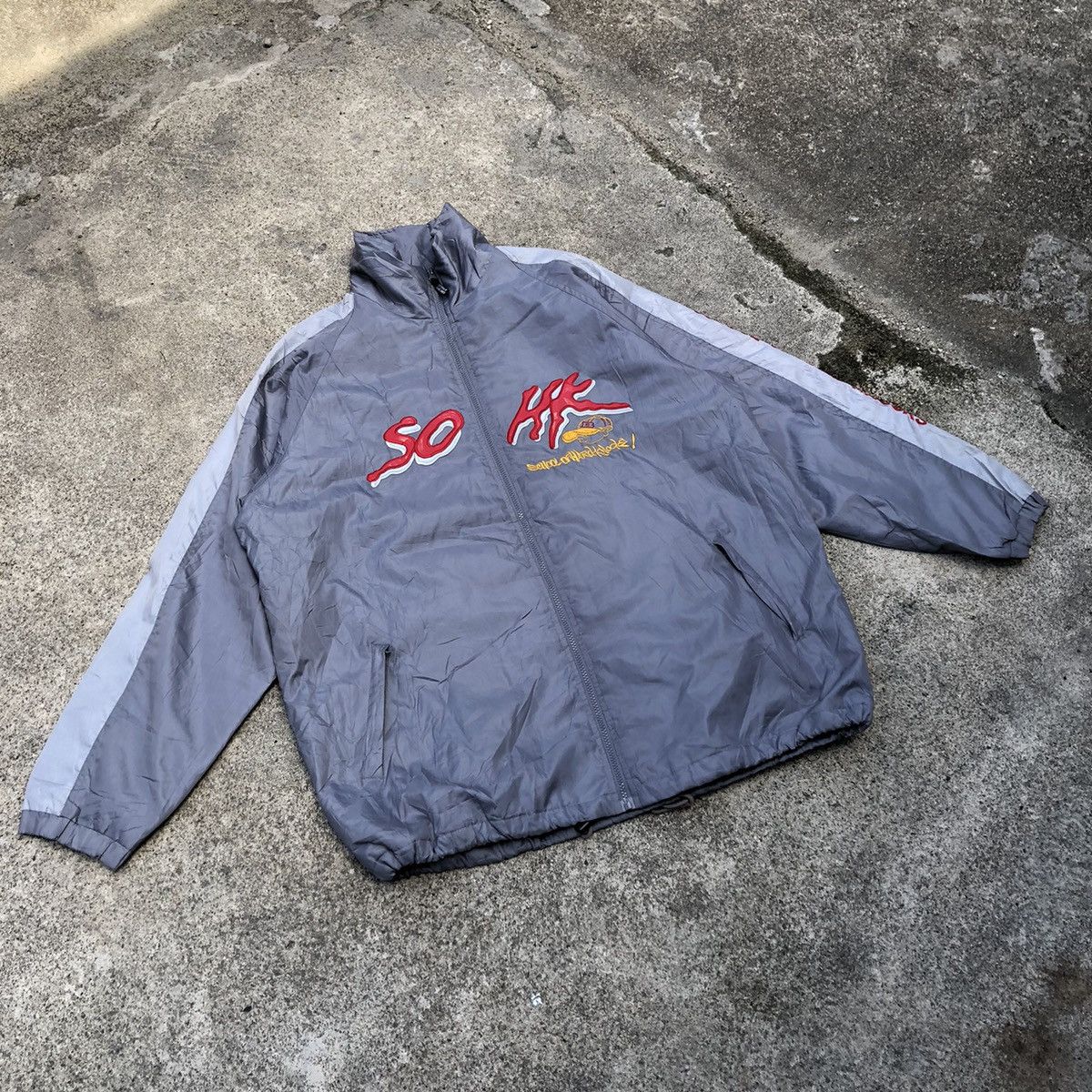 Rap Tees × Vintage × Welcome Skateboards 🔥Rare🔥School Of Hard Knock Hip Hop Styles Light Jacket Size US XL / EU 56 / 4 - 1 Thumbnail