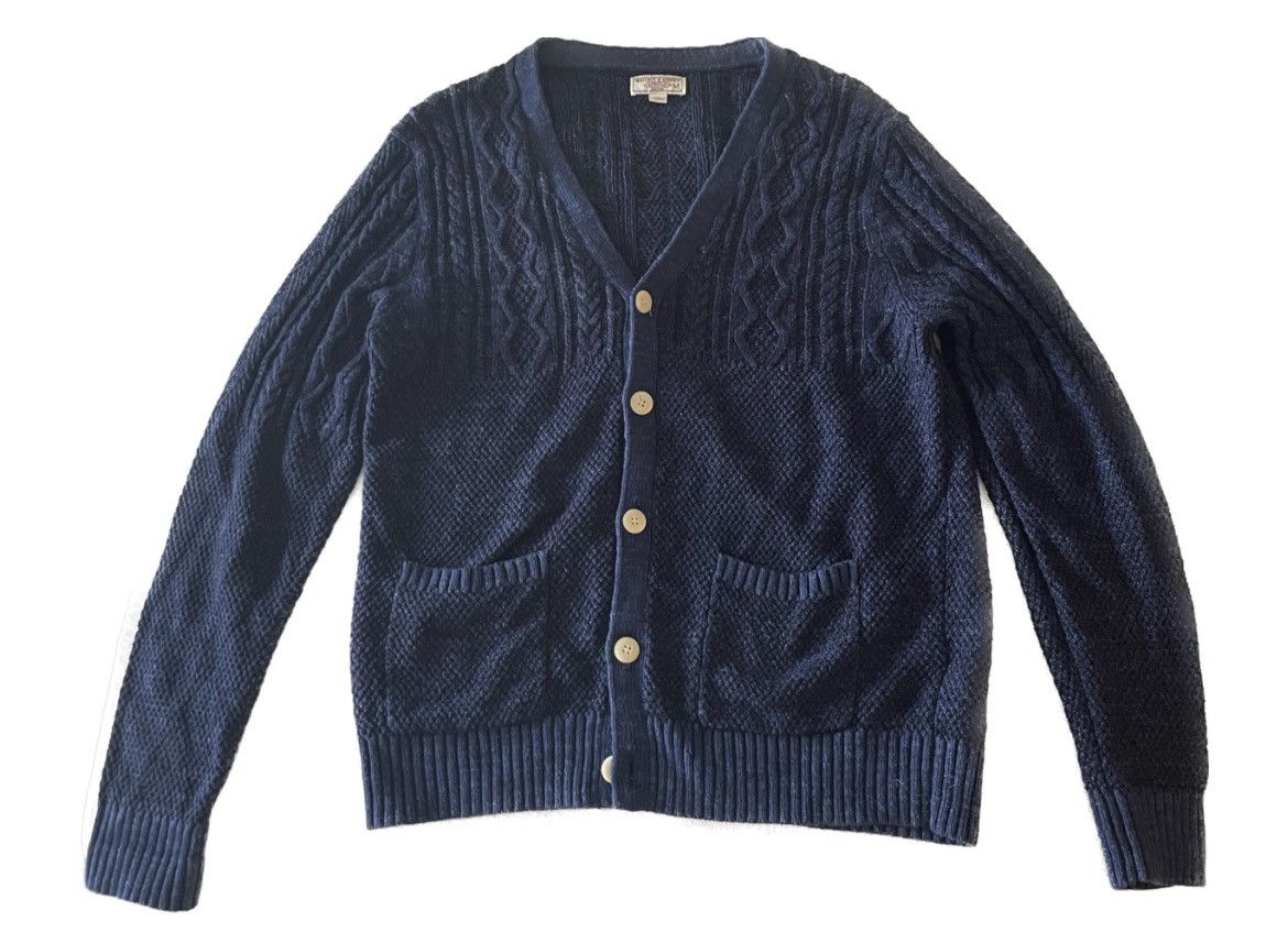 Cable Knit Sweater Indigo Blue Sweater WINDERMERE INDIGO KNITWEAR