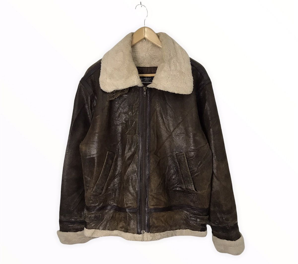 Genuine Leather B-3 Usaaf Sheepskin Flight Jacket Size US M / EU 48-50 / 2 - 2 Thumbnail