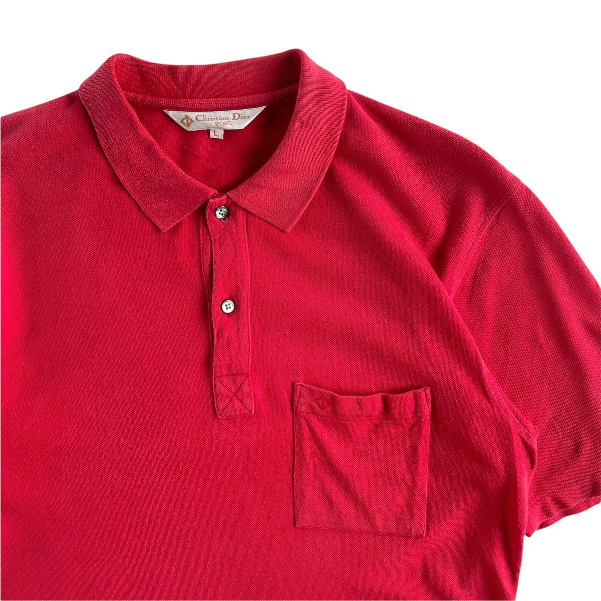 Christian Dior Monsieur 1990s Christian Dior Polo Shirt Size US L / EU 52-54 / 3 - 3 Thumbnail