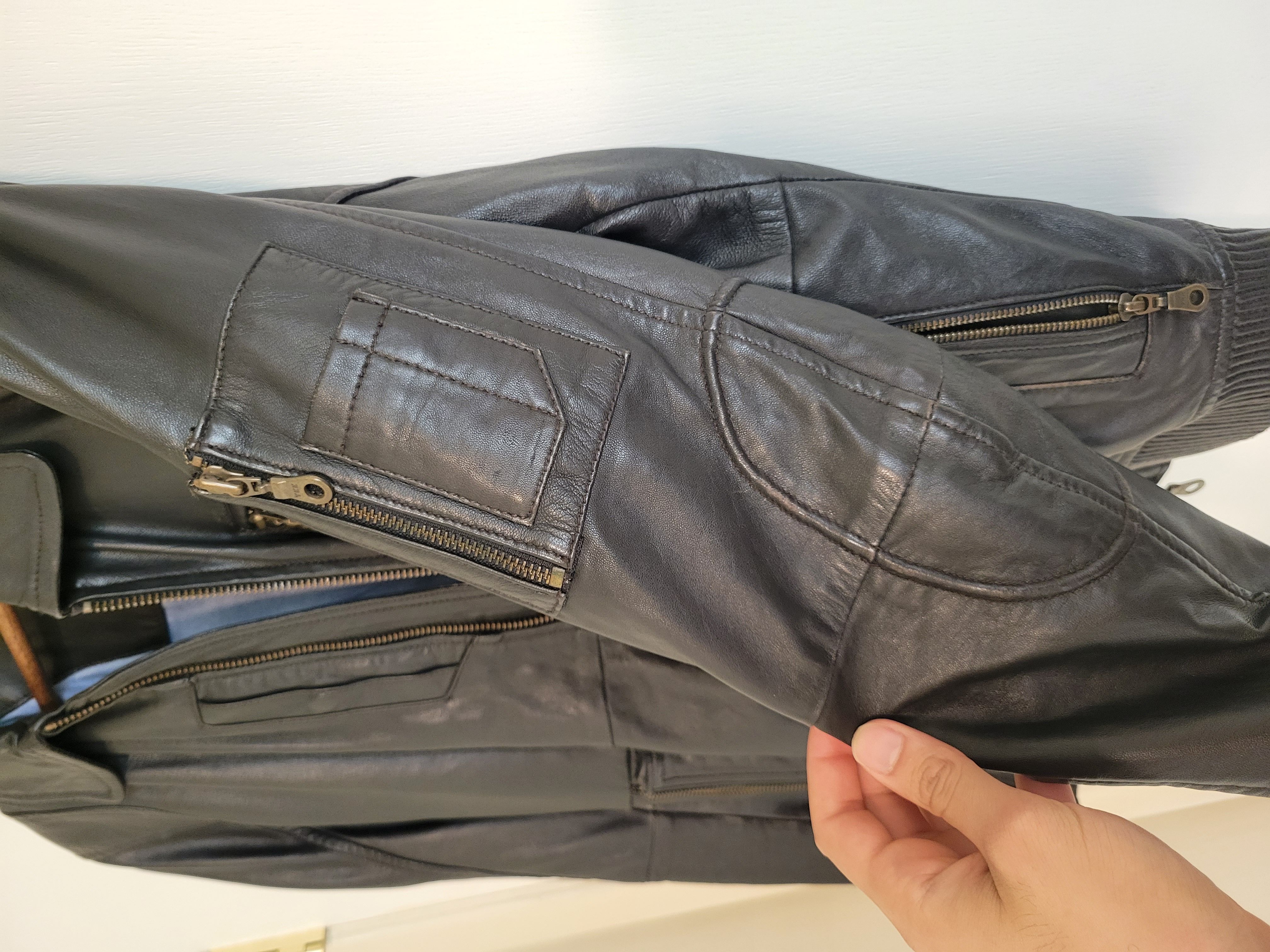 Designer Calfskin Leather Jacket Size US M / EU 48-50 / 2 - 3 Thumbnail