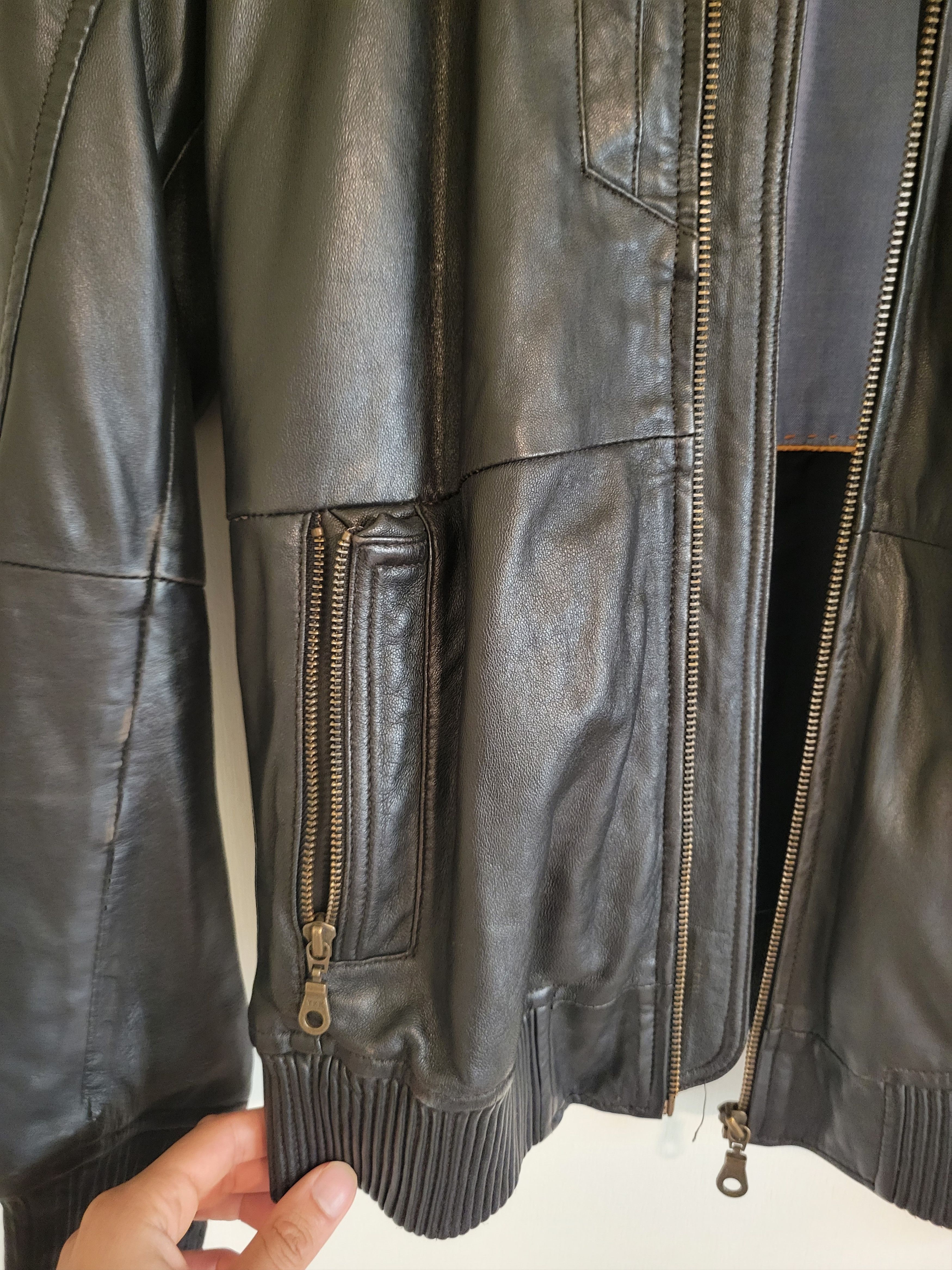 Designer Calfskin Leather Jacket Size US M / EU 48-50 / 2 - 5 Preview