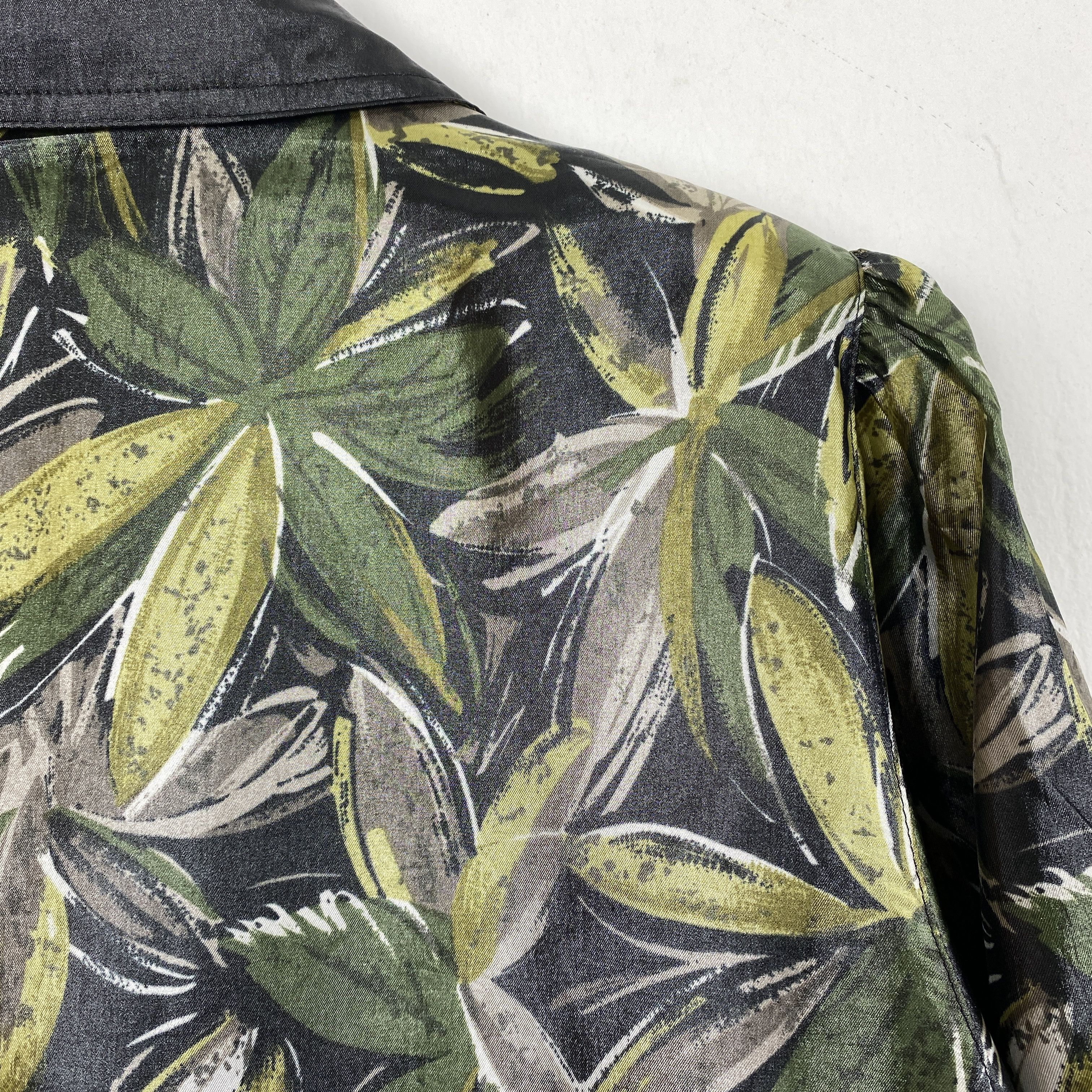 Vintage Vintage Floral Blazer 90s Button Down J0133 Size M / US 6-8 / IT 42-44 - 9 Thumbnail