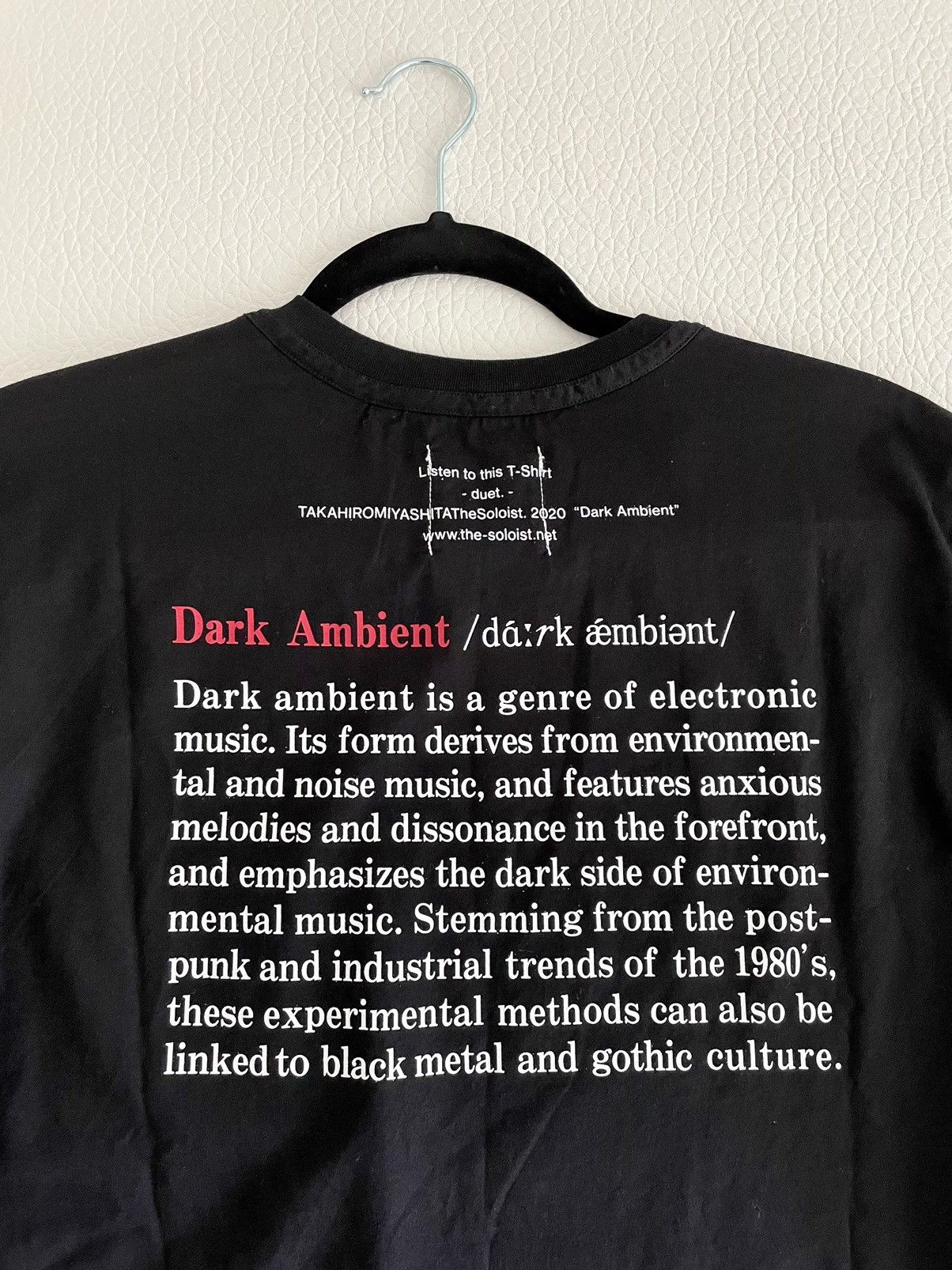 Takahiromiyashita The Soloist. takahiromiyashita the soloist. Dark ambient T-shirt Size M Size US M / EU 48-50 / 2 - 3 Thumbnail