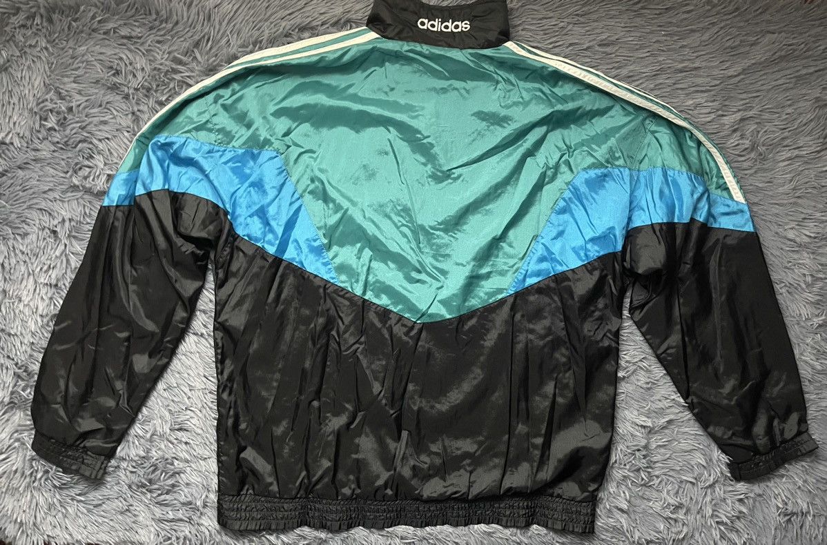 Adidas × Vintage Adidas 80s vintage nylon striped track jacket Size US M / EU 48-50 / 2 - 5 Thumbnail