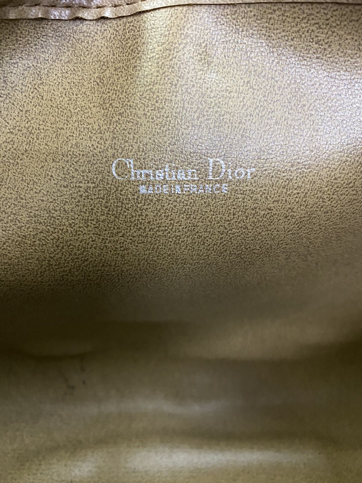 Dior VINTAGE CHRISTIAN DIOR HONEYCOMB COATED CANVAS CLUTCH BAG Size ONE SIZE - 12 Thumbnail