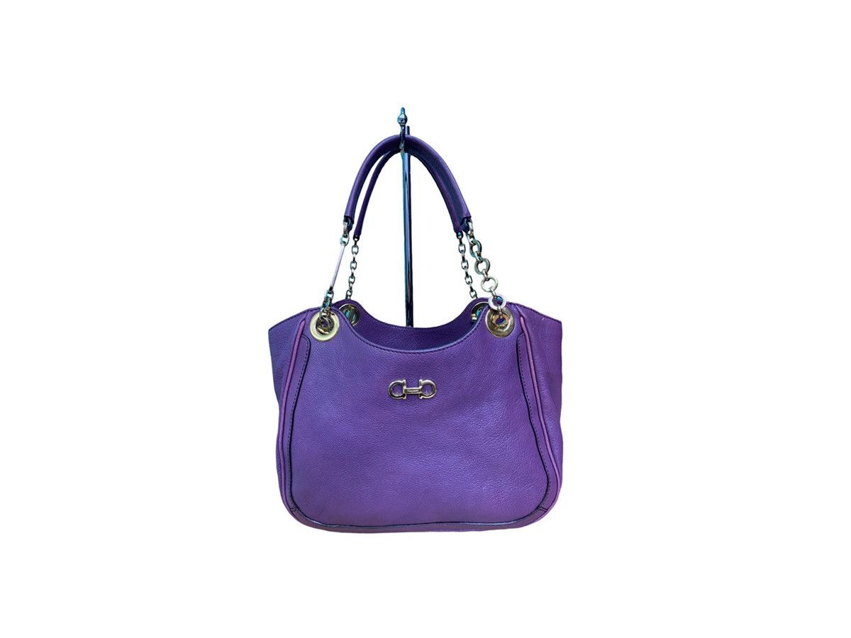 Salvatore Ferragamo AUTHENTIC SALVATORE FERRAGAMO BETULLA LEATHER TOTE Size ONE SIZE - 1 Thumbnail