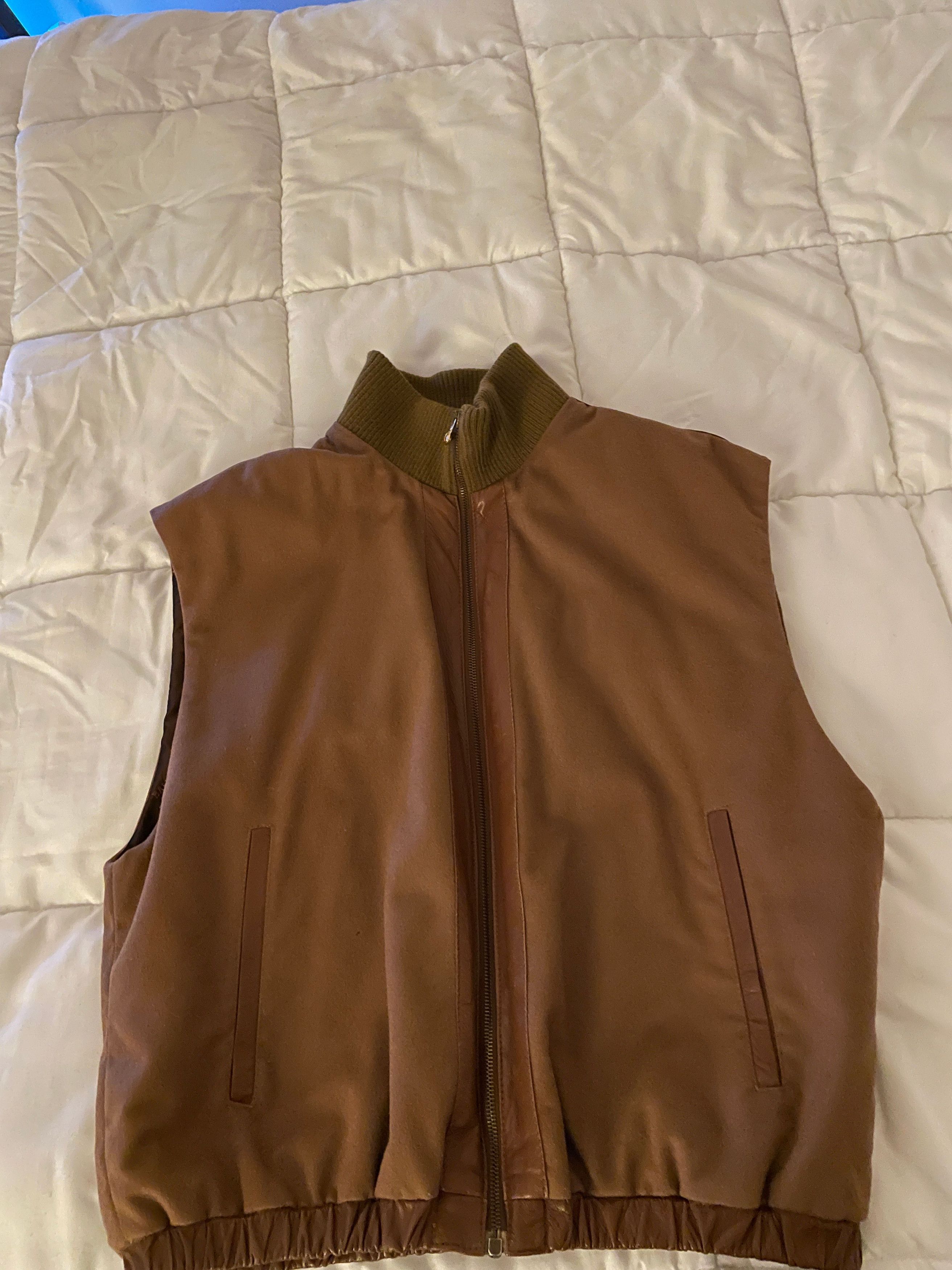Bally Vintage Bally Brown Vest Size 40 (Slze S-M in US) Size US S / EU 44-46 / 1 - 1 Thumbnail