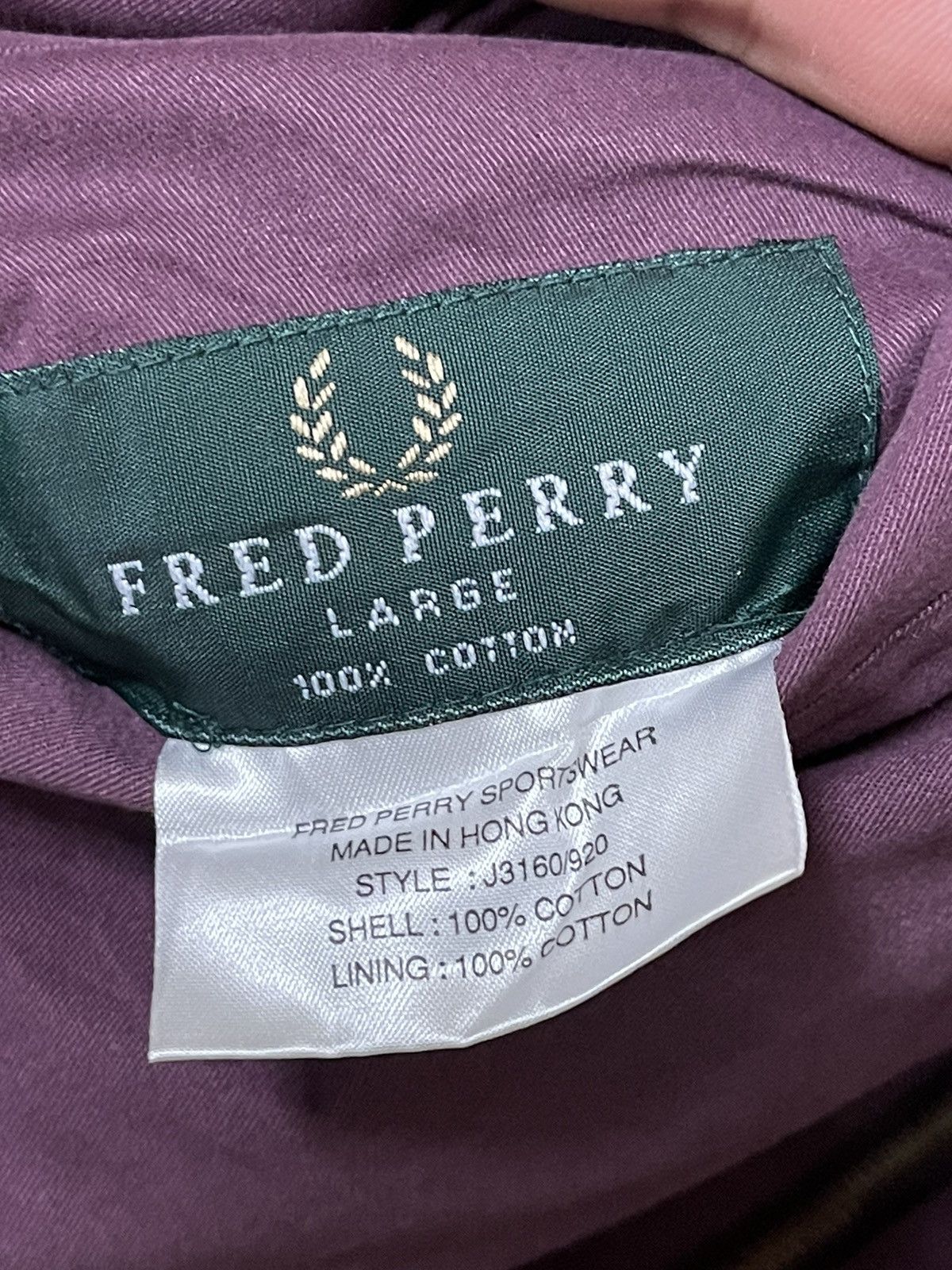Fred Perry Vintage Fred Perry Reversible Varsity Cotton Jacket Size US L / EU 52-54 / 3 - 5 Thumbnail