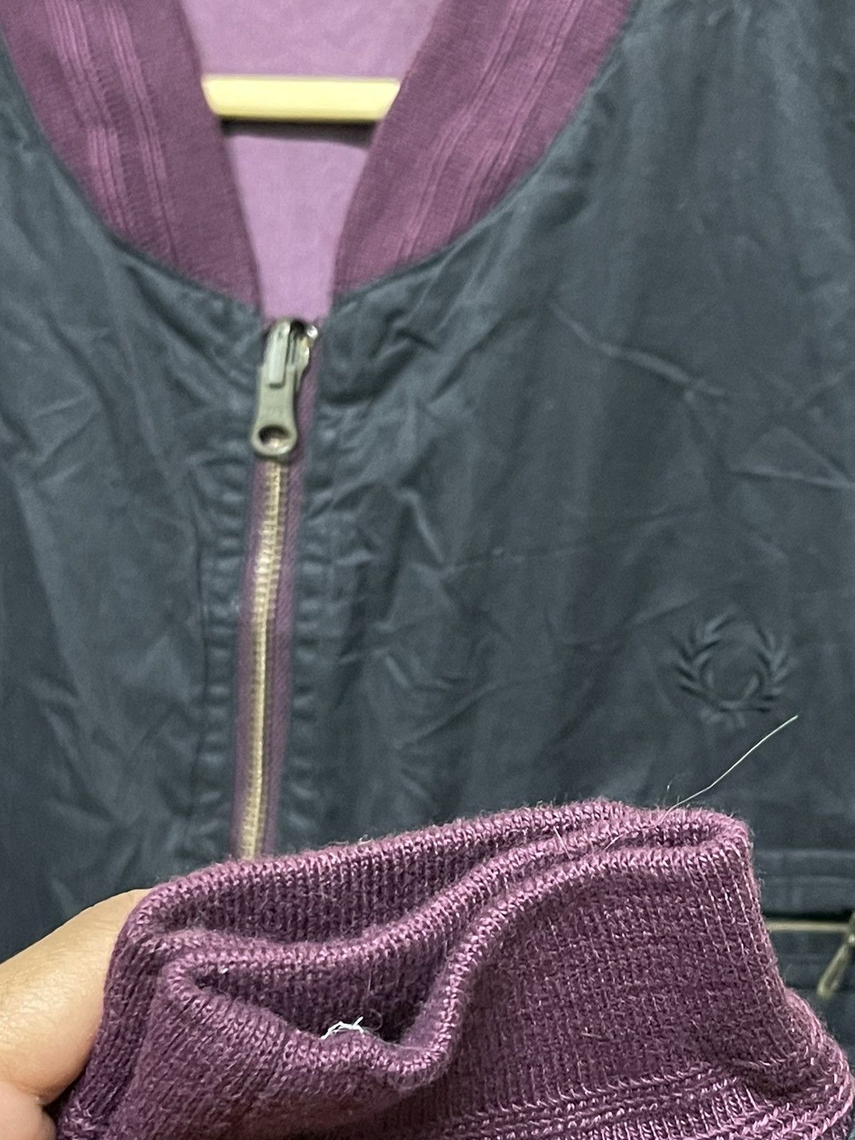 Fred Perry Vintage Fred Perry Reversible Varsity Cotton Jacket Size US L / EU 52-54 / 3 - 15 Thumbnail