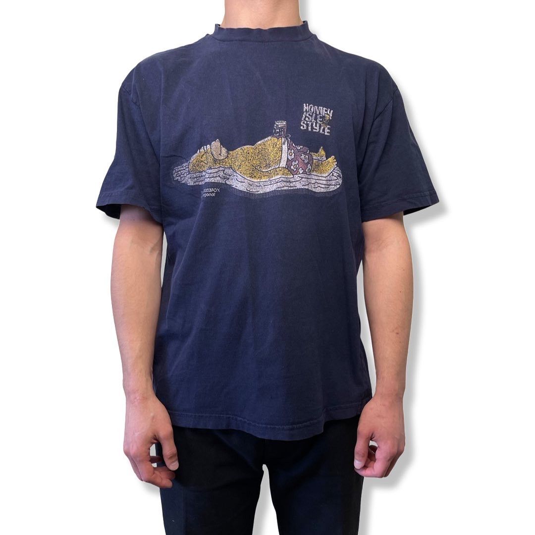 The Simpsons Homey Isle Style Art Diagonal T-Shirt Vintage 2003 2000s Size US M / EU 48-50 / 2 - 3 Thumbnail