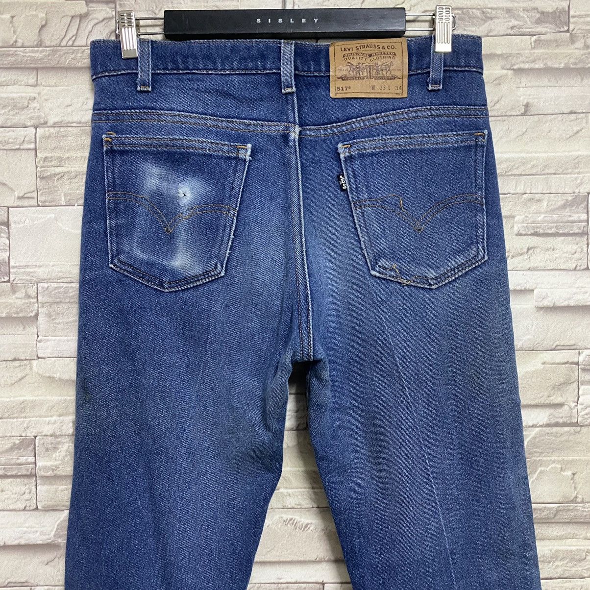 Levi's Vintage 90s Levis 517 Flare Jeans Stretch 33x33 Size US 32 / EU 48 - 11 Thumbnail